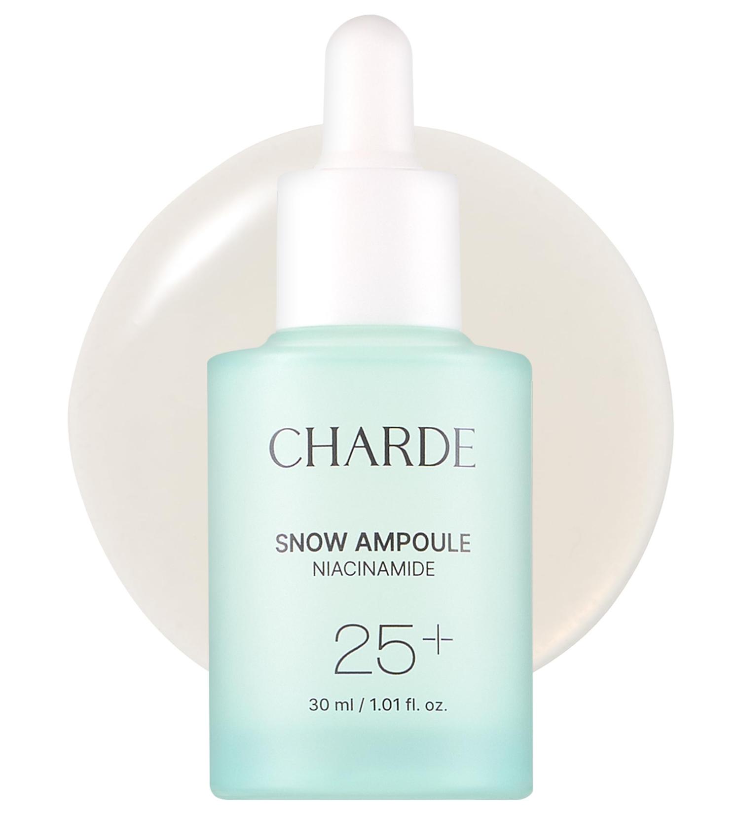 Charde Niacinamide Brightening Serum for Dark Spots & Uneven Tone | Radiance Boosting with White Garcinia & Arbutin, Korean Skincare, 1.01 fl oz - Buy Online on GoSupps.com