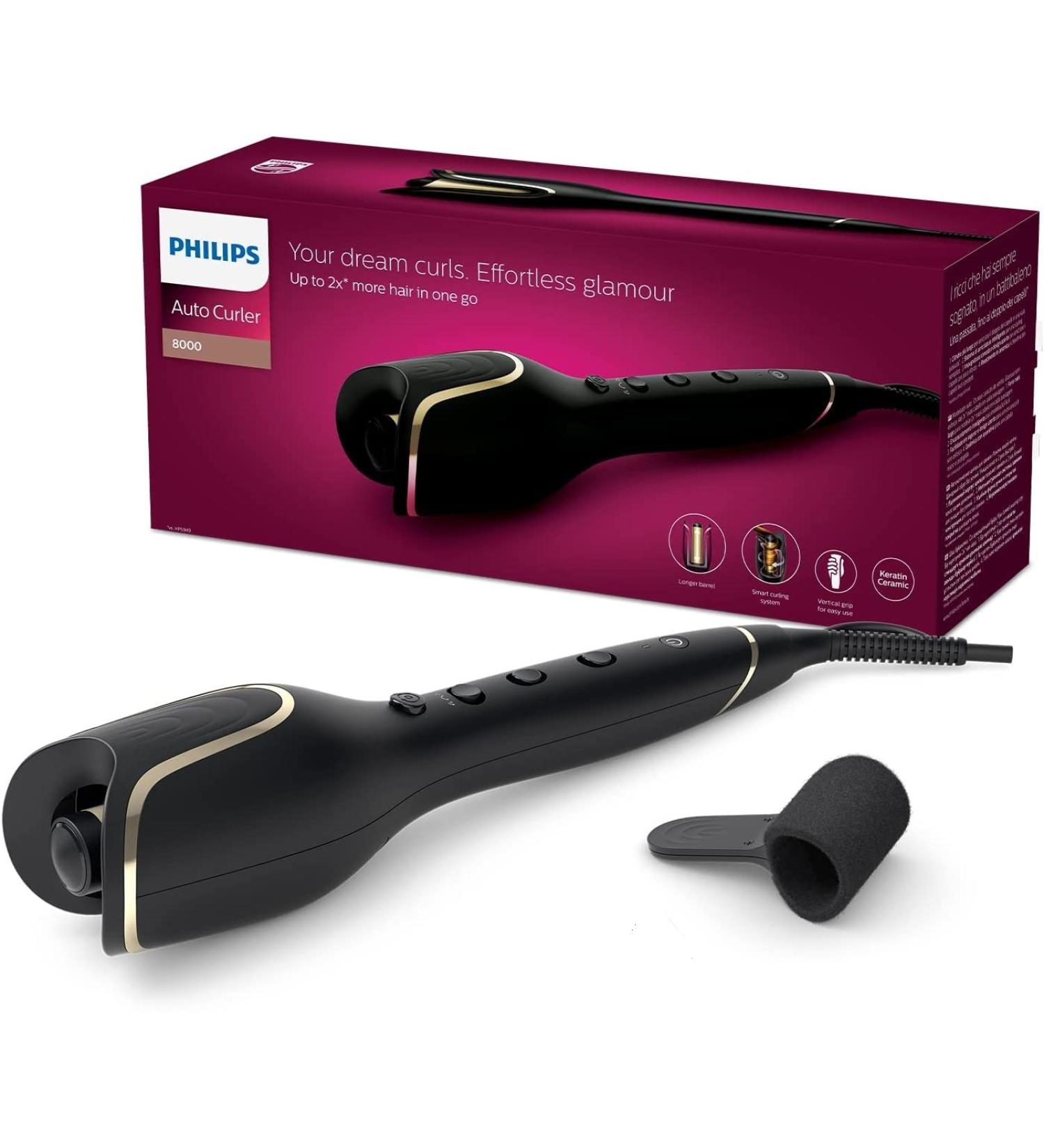 Philips StyleCare Prestige Automatic Curling Iron BHB876/00 - Innovative Curling System for Effortless Curls | International Shipping Available - Buy Online on GoSupps.com