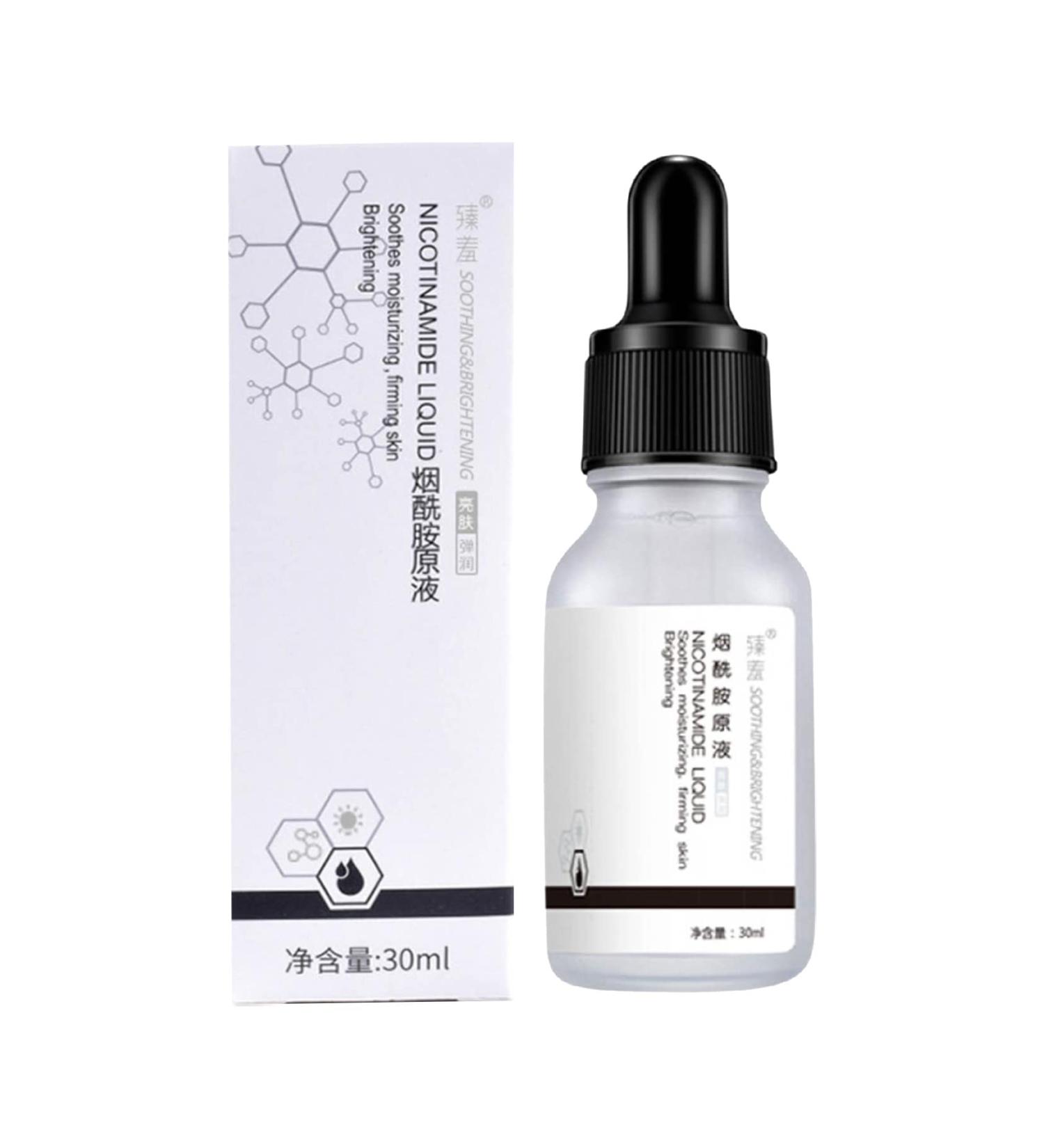 Nicotinamide Brightening Face Serum with Aloe Vera Extract - Anti-Aging, Moisturizing, and Pore Minimizing Formula for Dry Skin and Dark Spots (1PC) - Buy Online on GoSupps.com