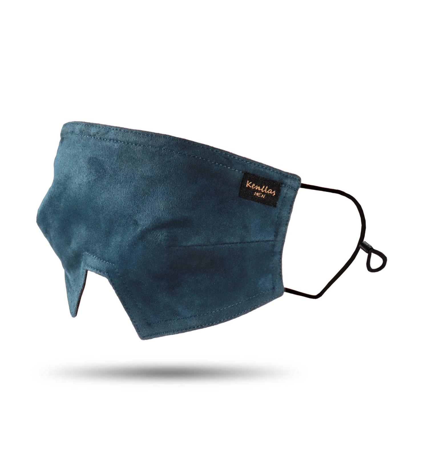 Kenllas Cyberpunk Sleep Mask for Men - Faux Suede with Mulberry Silk Lining - Buy Online on GoSupps.com