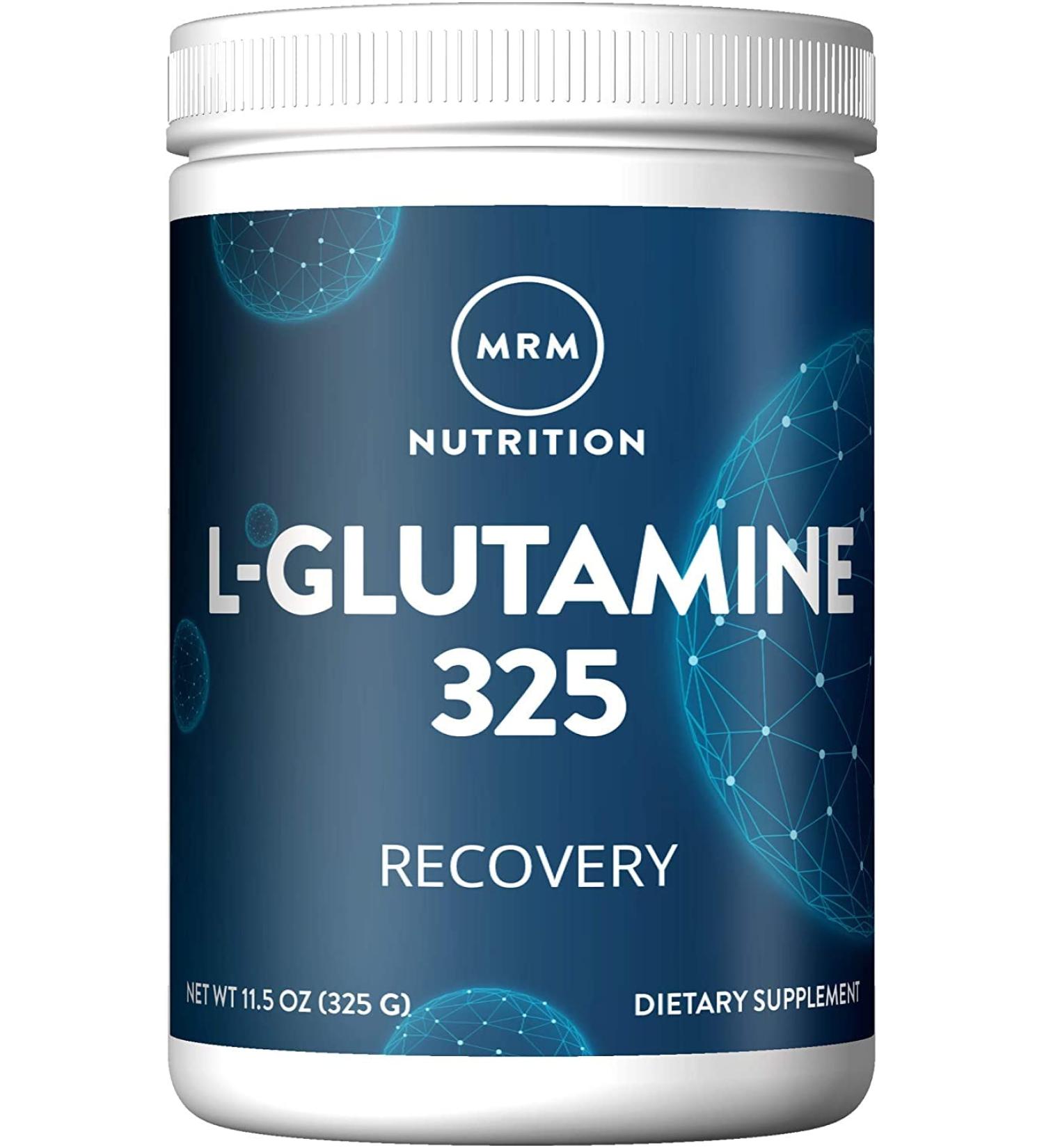 MRM Nutrition L-Glutamine | 5000mg | Recovery | Amino Acid | Muscle Support | Immune + Gut Health | Fermented | 65 Servings 11.46 Ounce (Pack of 1) - Buy Online on GoSupps.com