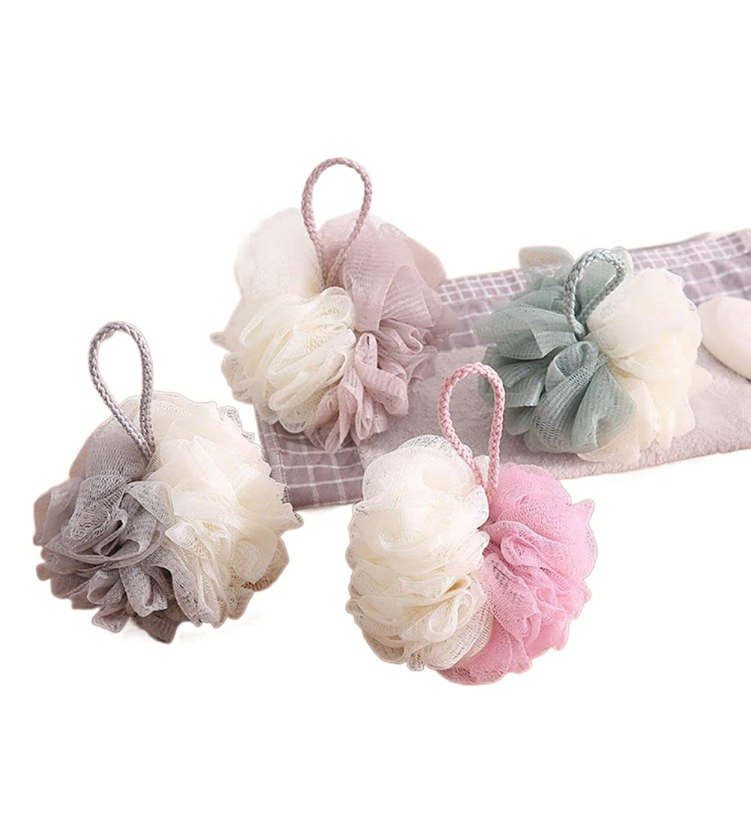 Soft Shower Mesh Foaming Sponge | Exfoliating Back Brush & Skin Cleaner | Bath Bubble Ball for Ultimate Skin Care - Buy Online on GoSupps.com