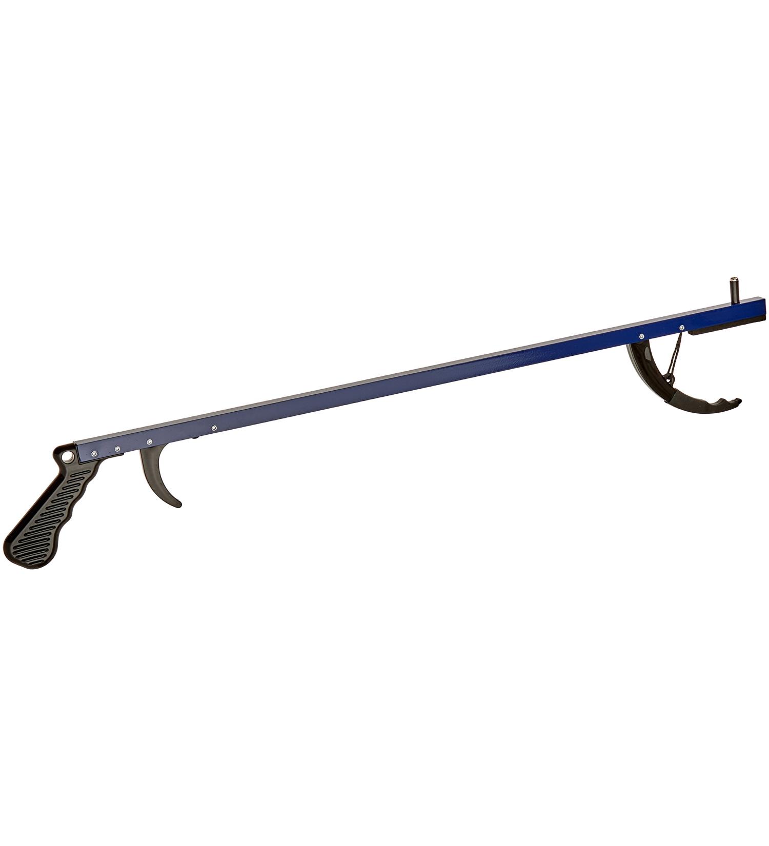 Sammons Preston 26 Inch Blue Reacher Grabber Tool Lightweight Trash Picker & Garden Nabber - Aluminum Reaching Claw & Dressing Tool - Buy Online on GoSupps.com