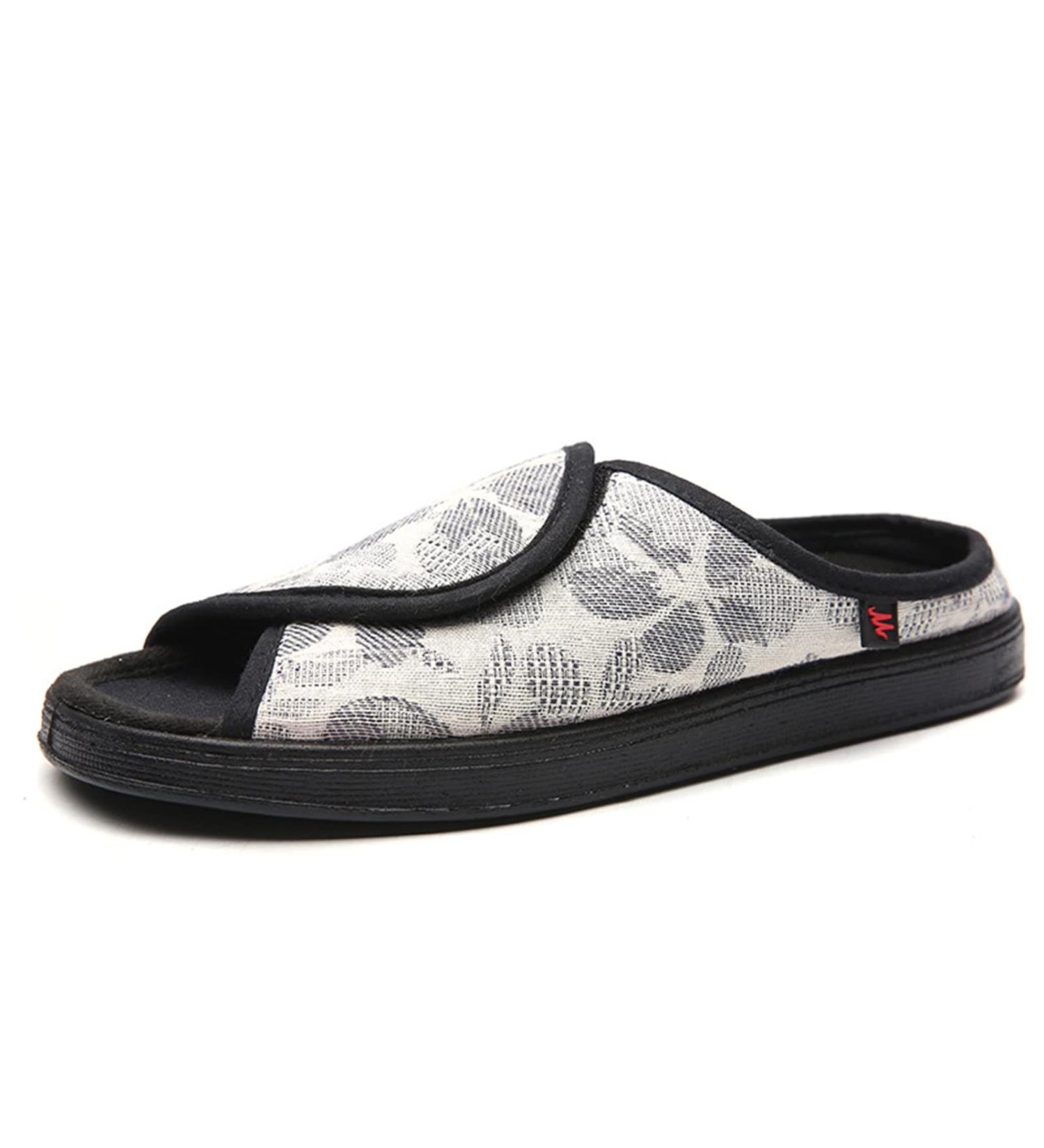 MisFun Wide Diabetic Shoes for Women - Comfortable Orthopedic Slippers, Size 8.5 White - Buy Online on GoSupps.com