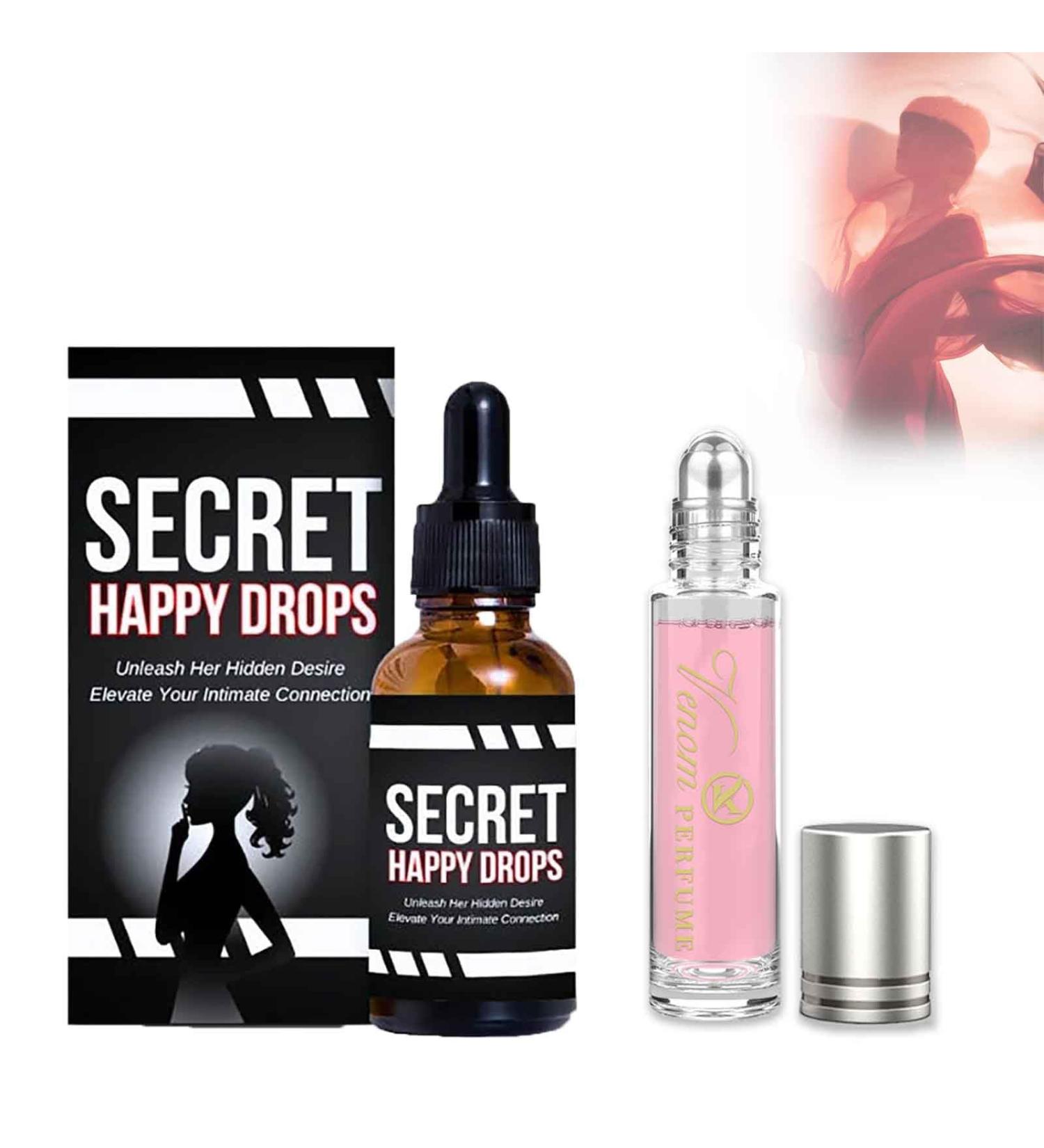 PleasurePeak Oral Drops Secret Happy Drops with Pheromone Perfume for Women Female Libido Drops Secret Happy Drops for Women (1PCS) - Buy Online on GoSupps.com