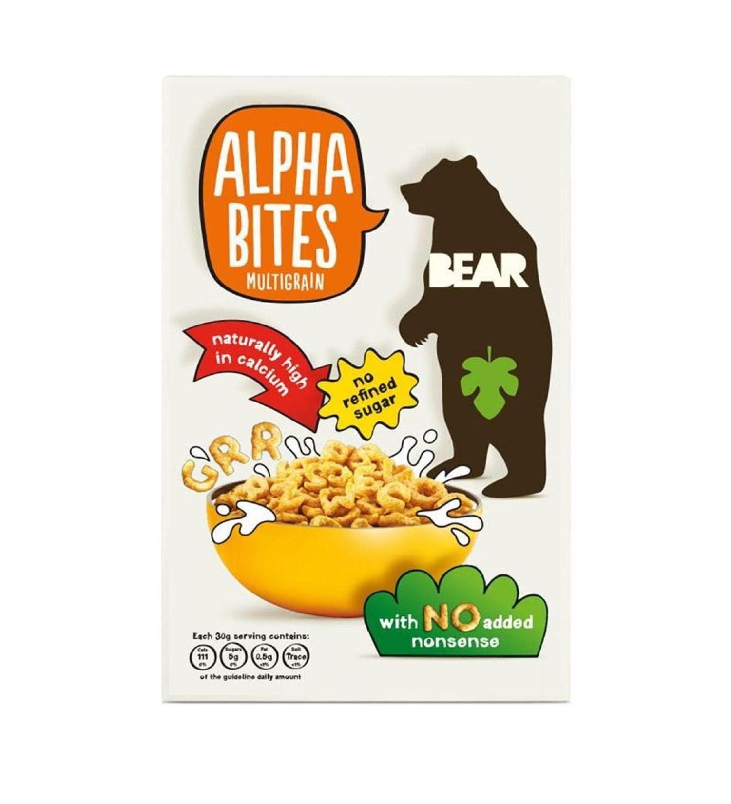 Bear Alphabites Multigrain 375g (Pack of 2)