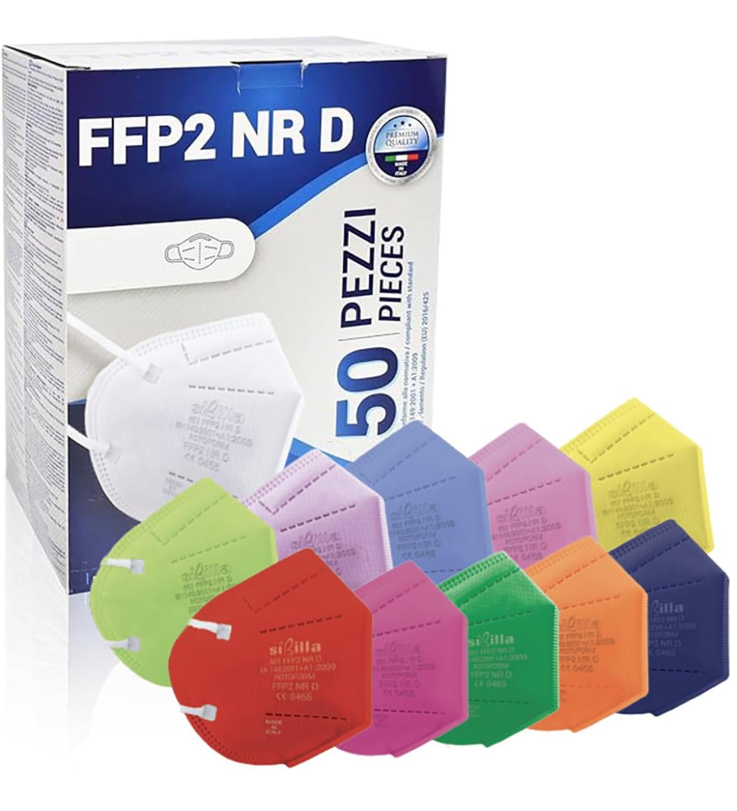Buy Rotoform FFP2 Masks - 5-Layer Colorful Protection CE2233 Certified BFE 94% EN 149:2001+A1:2009 International Shipping Available - Buy Online on GoSupps.com