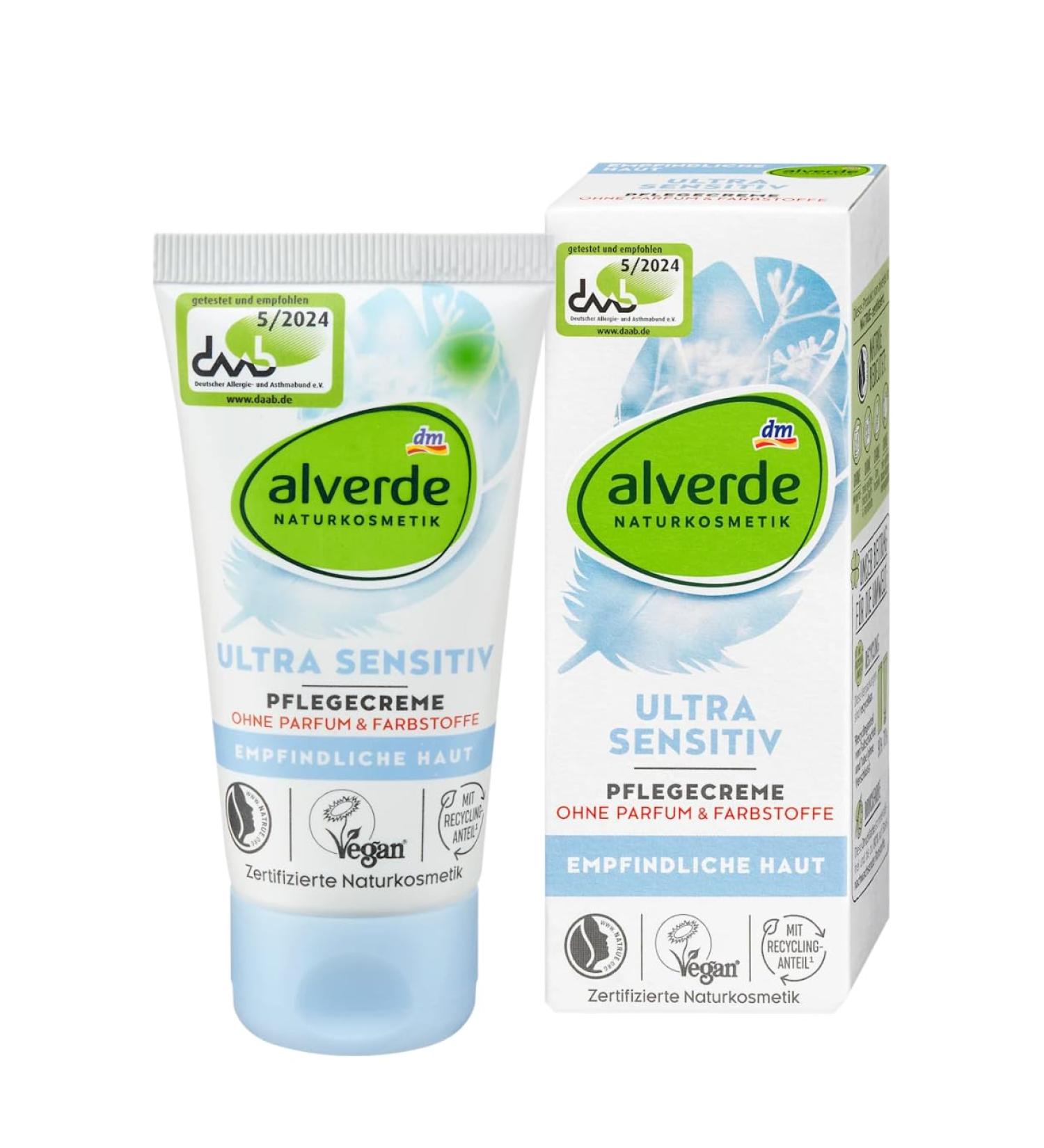 alverde NATURKOSMETIK nourishing cream Ultra Sensitive 50 ml - Buy Online on GoSupps.com