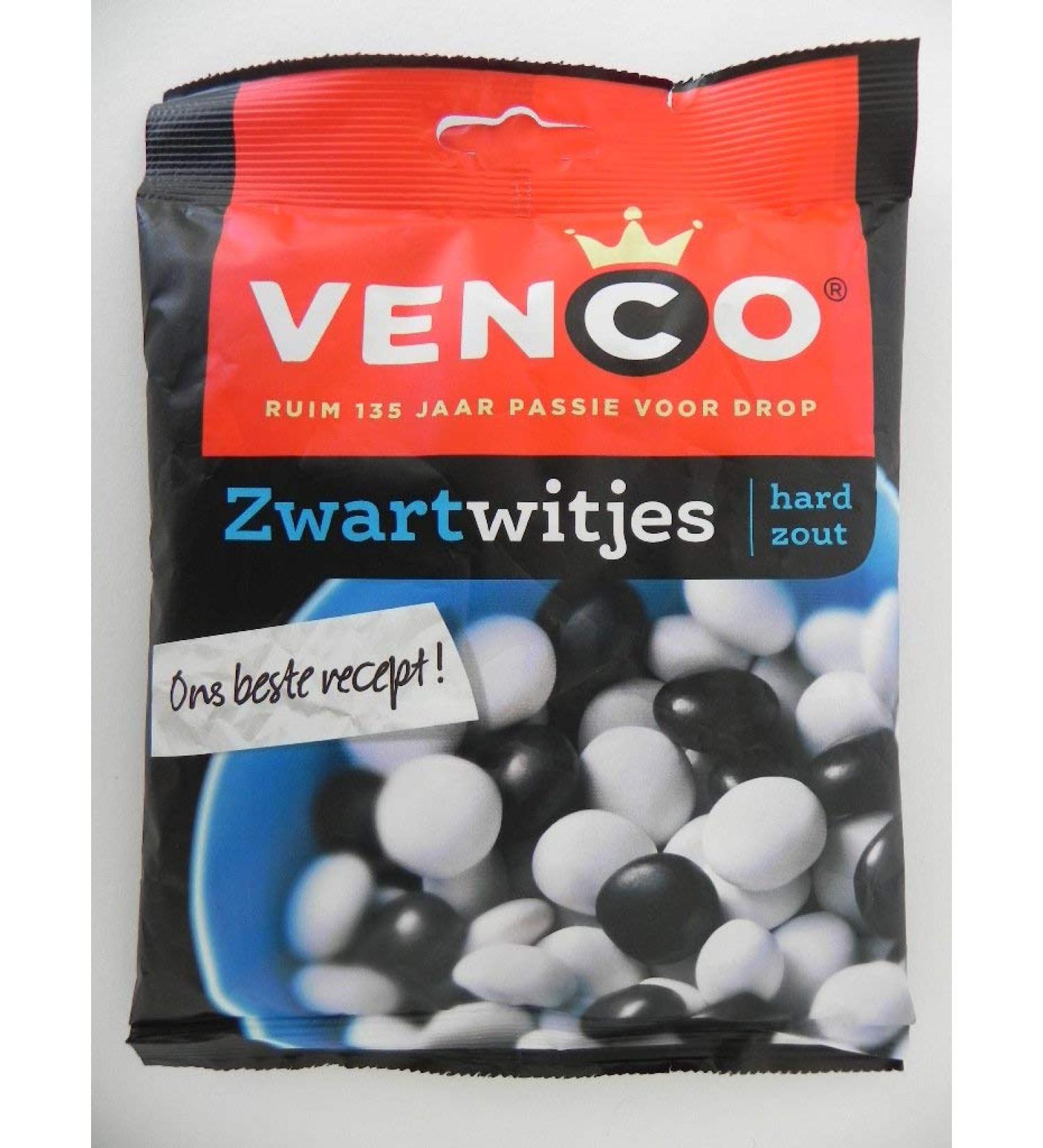 Venco Zwartwitjes / Hard Salted Liquorice 240 g - Buy Online on GoSupps.com