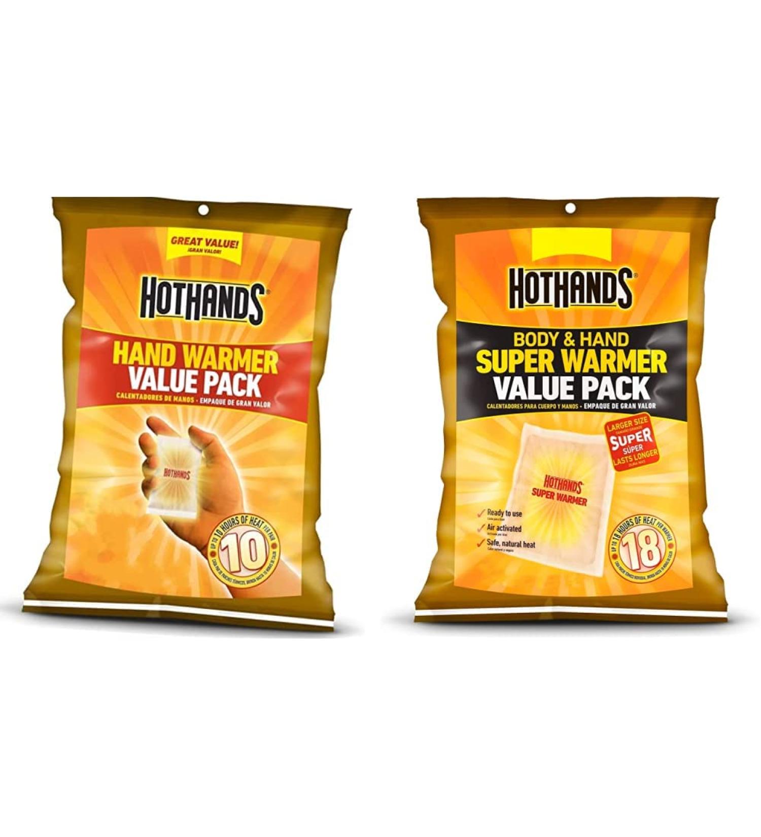 HotHands Hand Warmers 10 Pair Value Pack Hand Warmers + Warmer - Buy Online on GoSupps.com