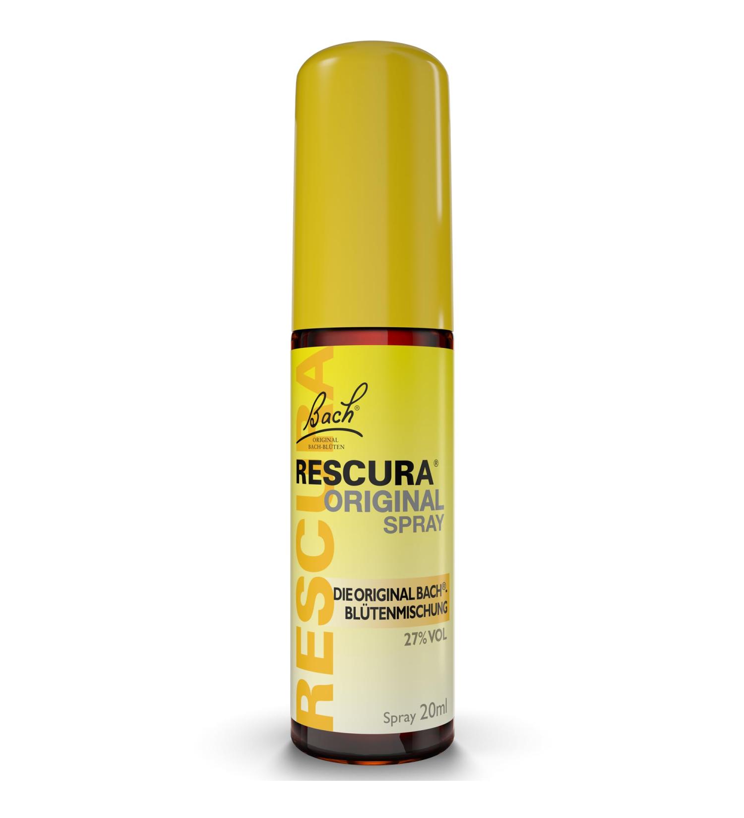 Original Bach RESCUE Spray - 20ml Classic | Natural Stress Relief & Emotional Support | International Shipping Available - Buy Online on GoSupps.com