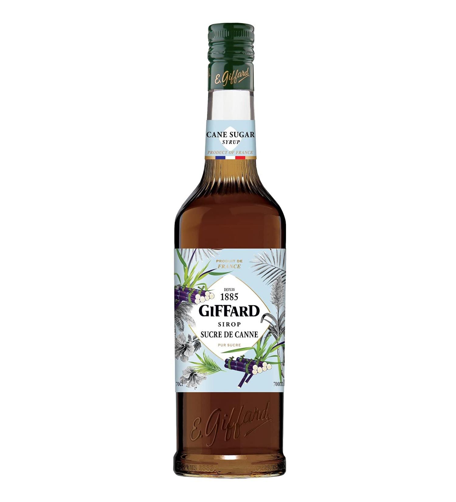 Giffard - Brown Cane Sugar Syrup - French Recipe - Naturally Sweetened - ?70 Cl, 700 ml (Pack of 1)
