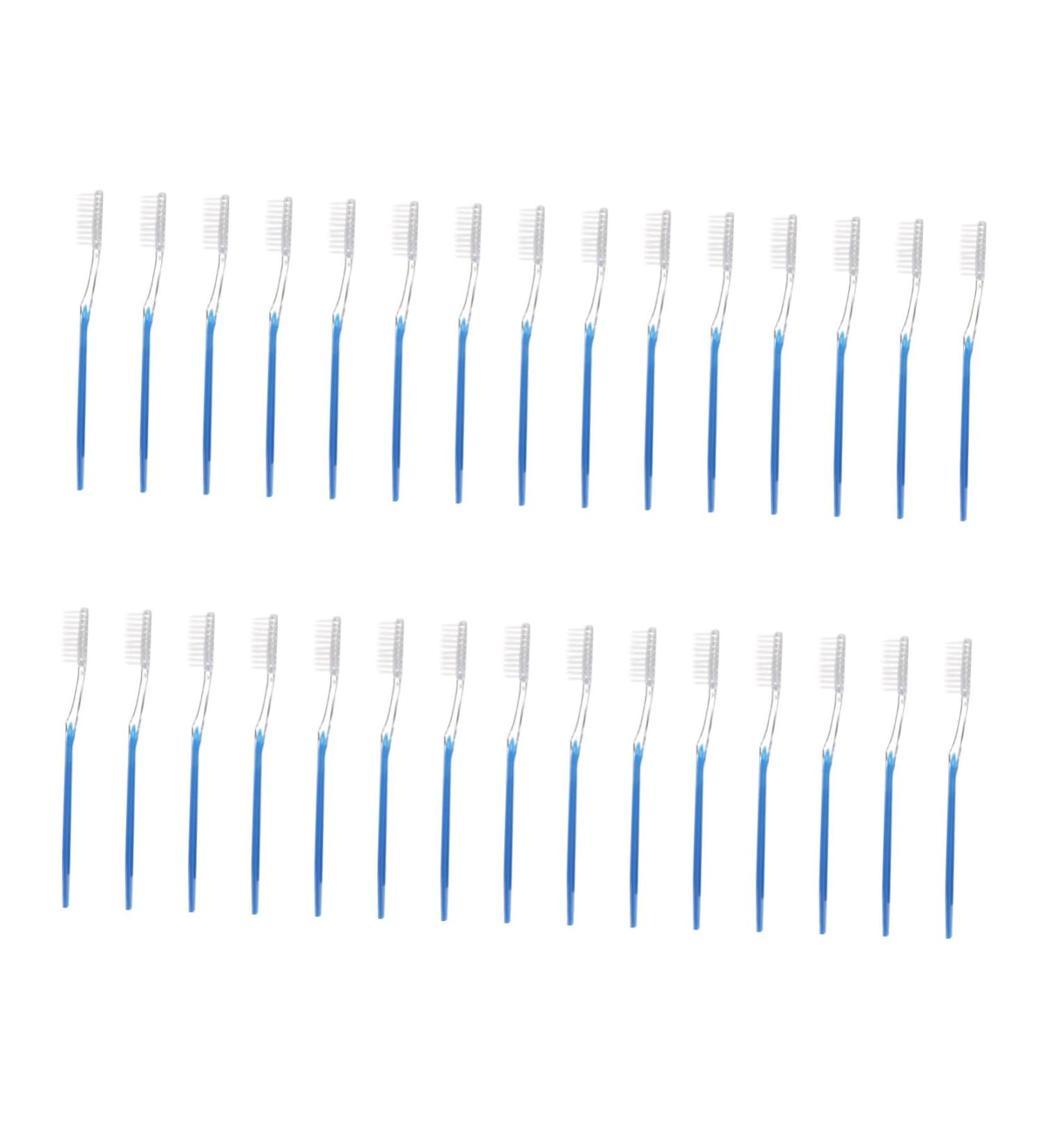 Minkissy 150 PC Disposable Toothbrush Set - Soft Bristles for Camping Travel & Hotel Use | Medium Handle & Gum Care - Ideal for Children & Adults - Buy Online on GoSupps.com