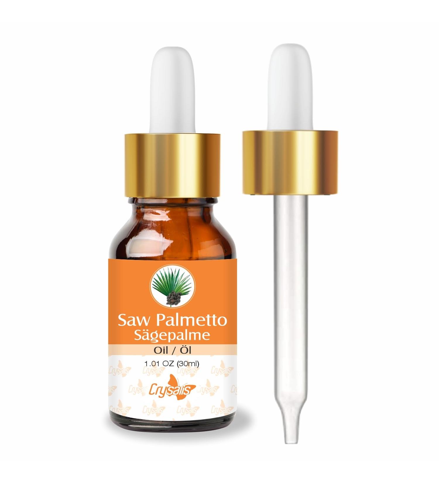 Crysalis Saw Palmetto OilPure & Natural Undiluted Cold Pressed Carrier Oil 30ml - Buy Online on GoSupps.com