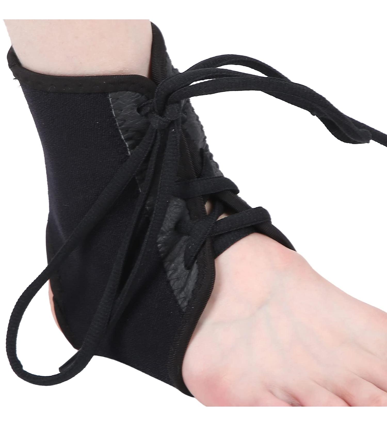Lace Up Ankle Brace Adjustable Breathable Support for Injury Recovery & Running | Pain Relief Ankle Protector - Buy Online on GoSupps.com