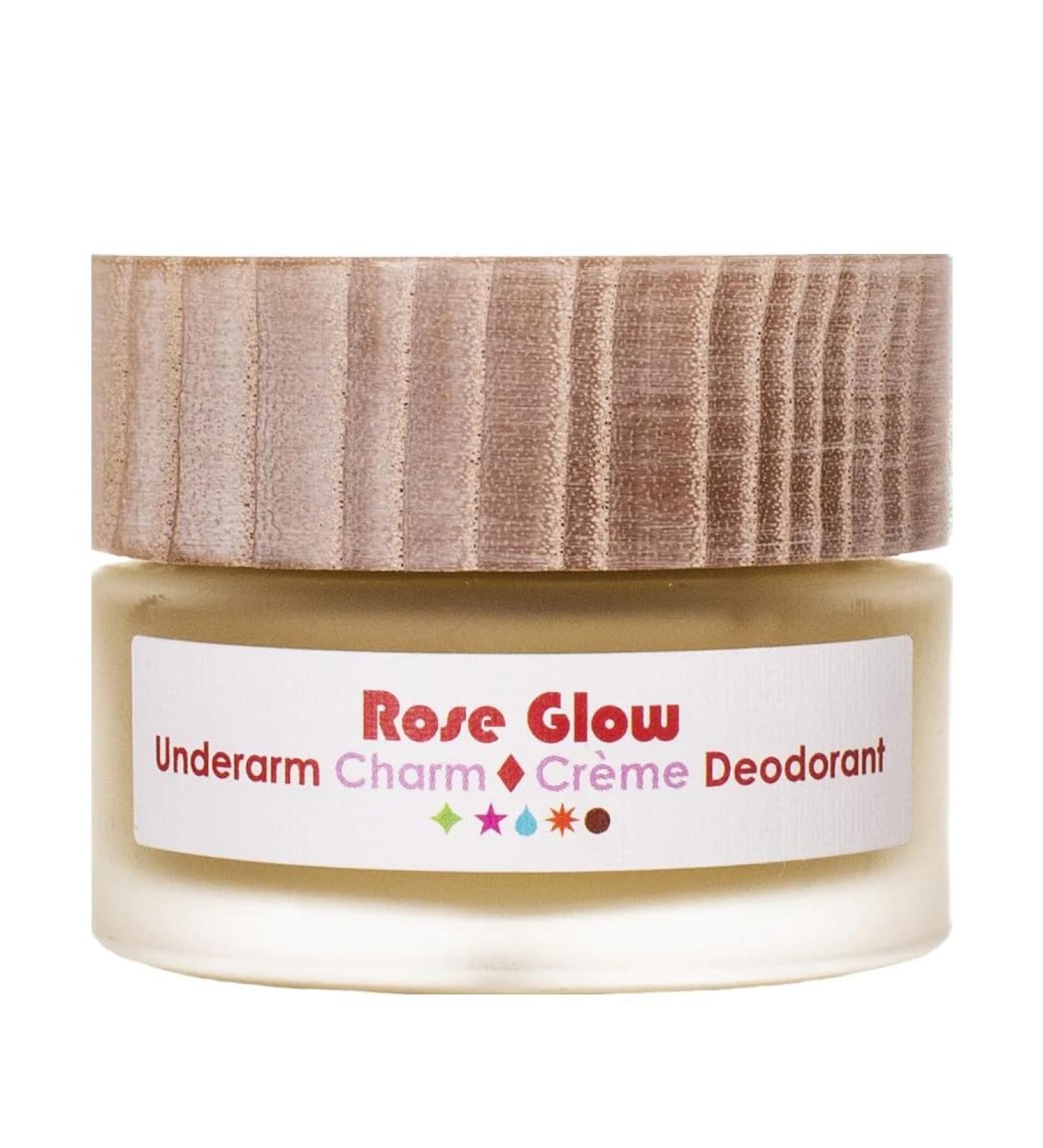 Living Libations - Organic Underarm Charm Cream Deodorant | Natural Wildcrafted Clean Beauty (Rose Glow .2 oz | 6.5 ml) 0.2 Ounce (Pack of 1) - Buy Online on GoSupps.com