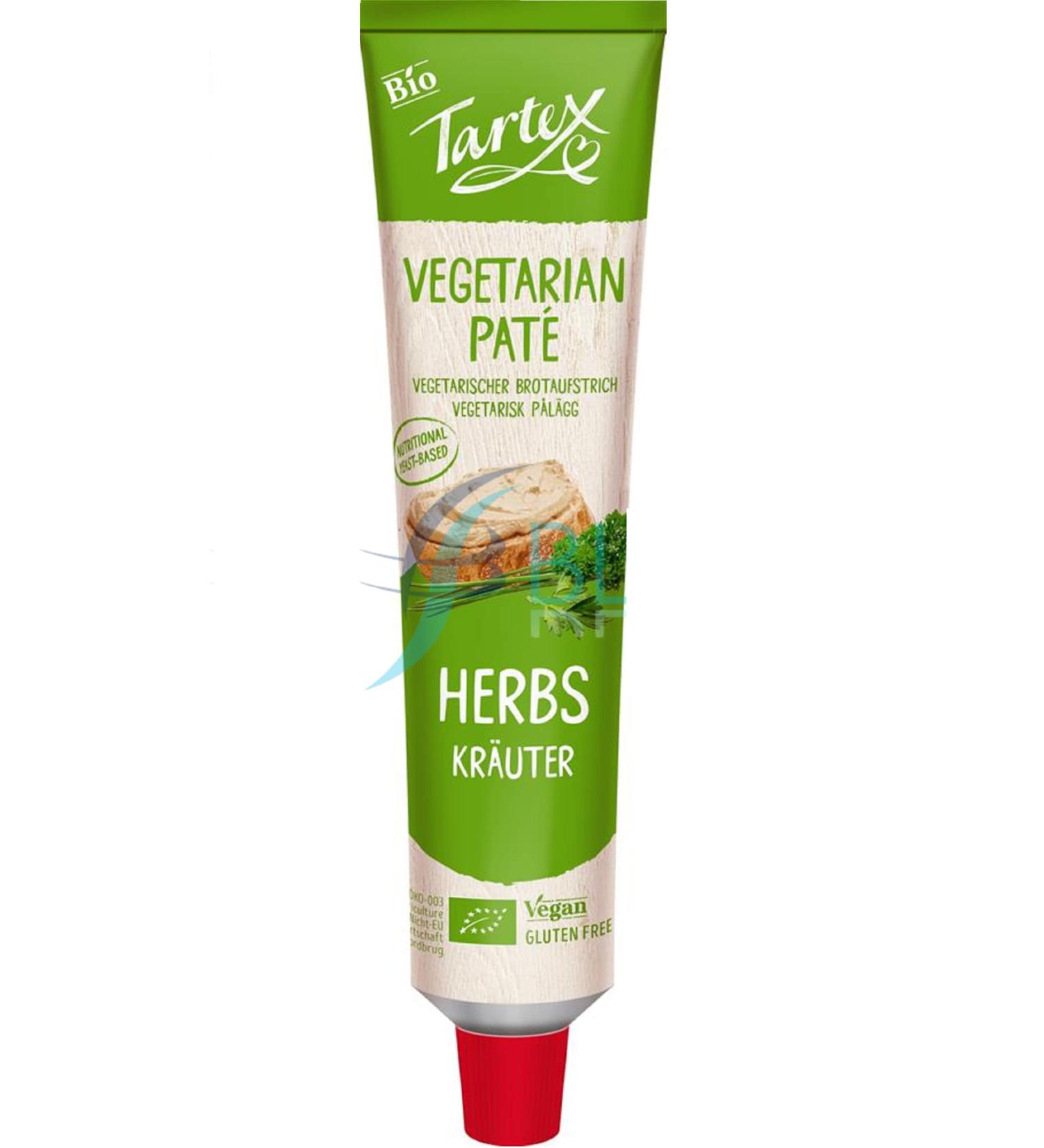 Tartex Organic Herb Pate Tube 200g Single Tube