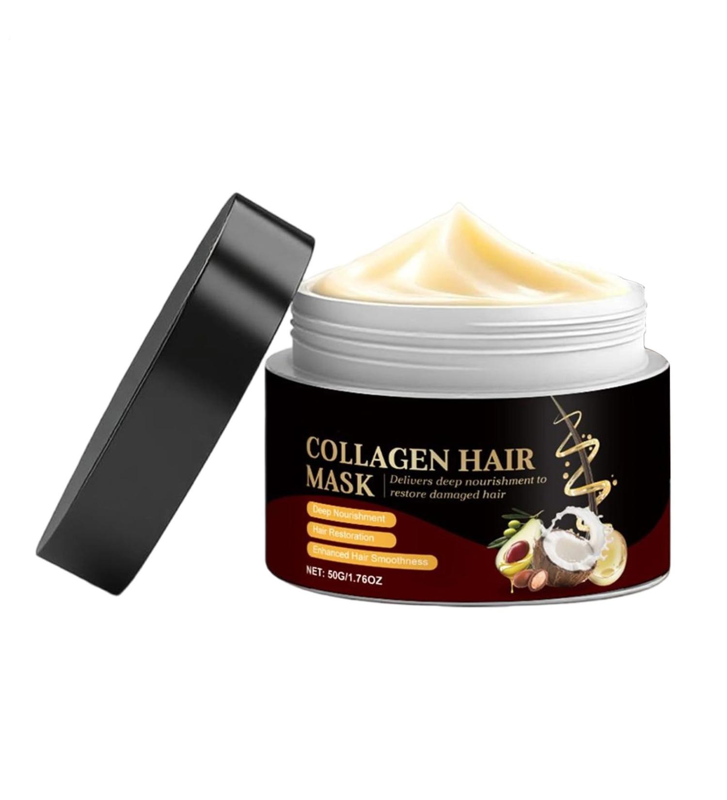 Anti-Frizz Cream | 50g Moisturizing Lotion Anti-Frizz for Dry Hair | Hair Care for Women Men Girls Thick Thin Short Long Smooth Curly Hair | Morning Use - Buy Online on GoSupps.com