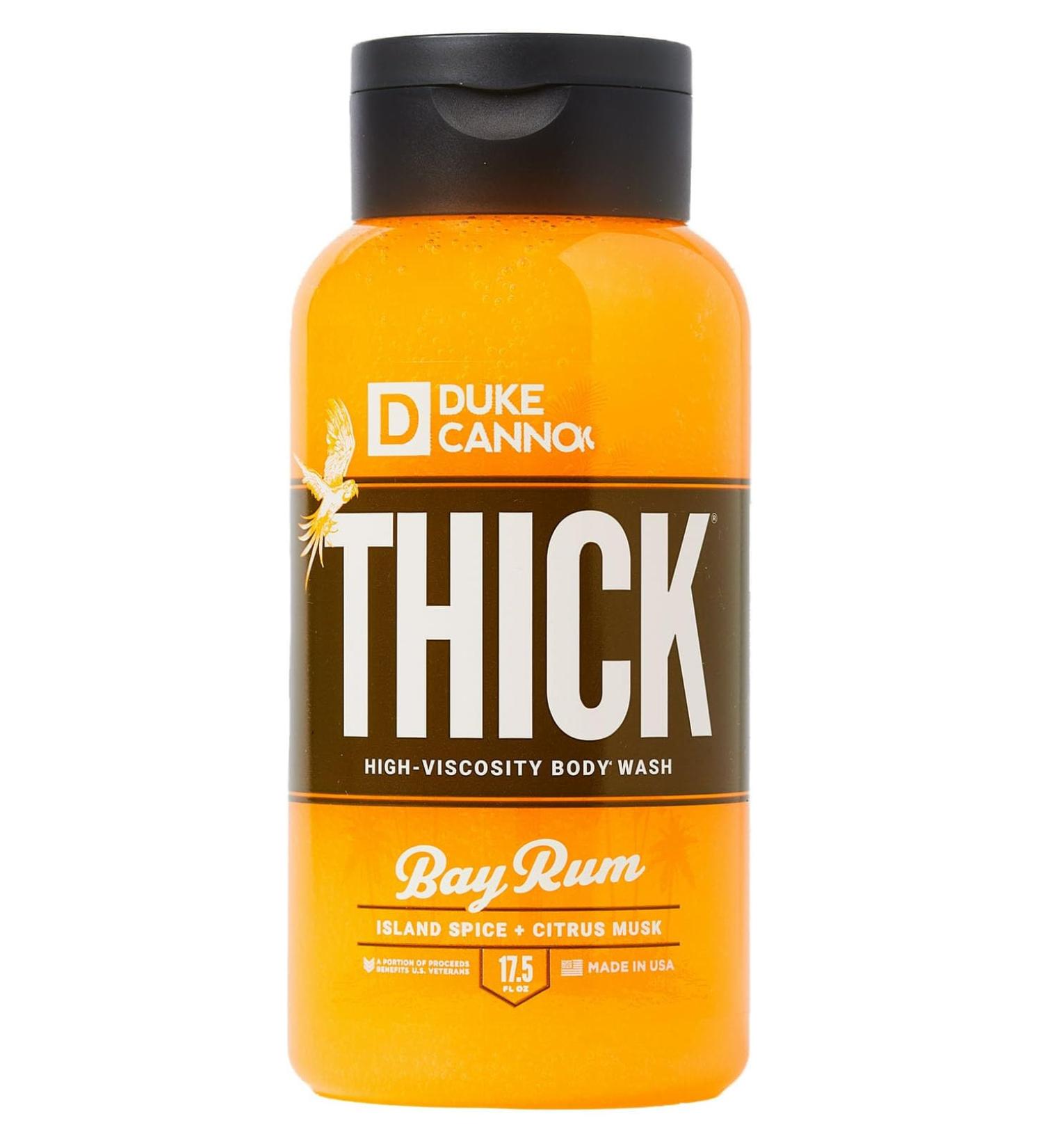 Duke Canno Thick Body Wash Bay Rum Island Spice & Citrus Musk Scent 17.5 oz 1 Bottle