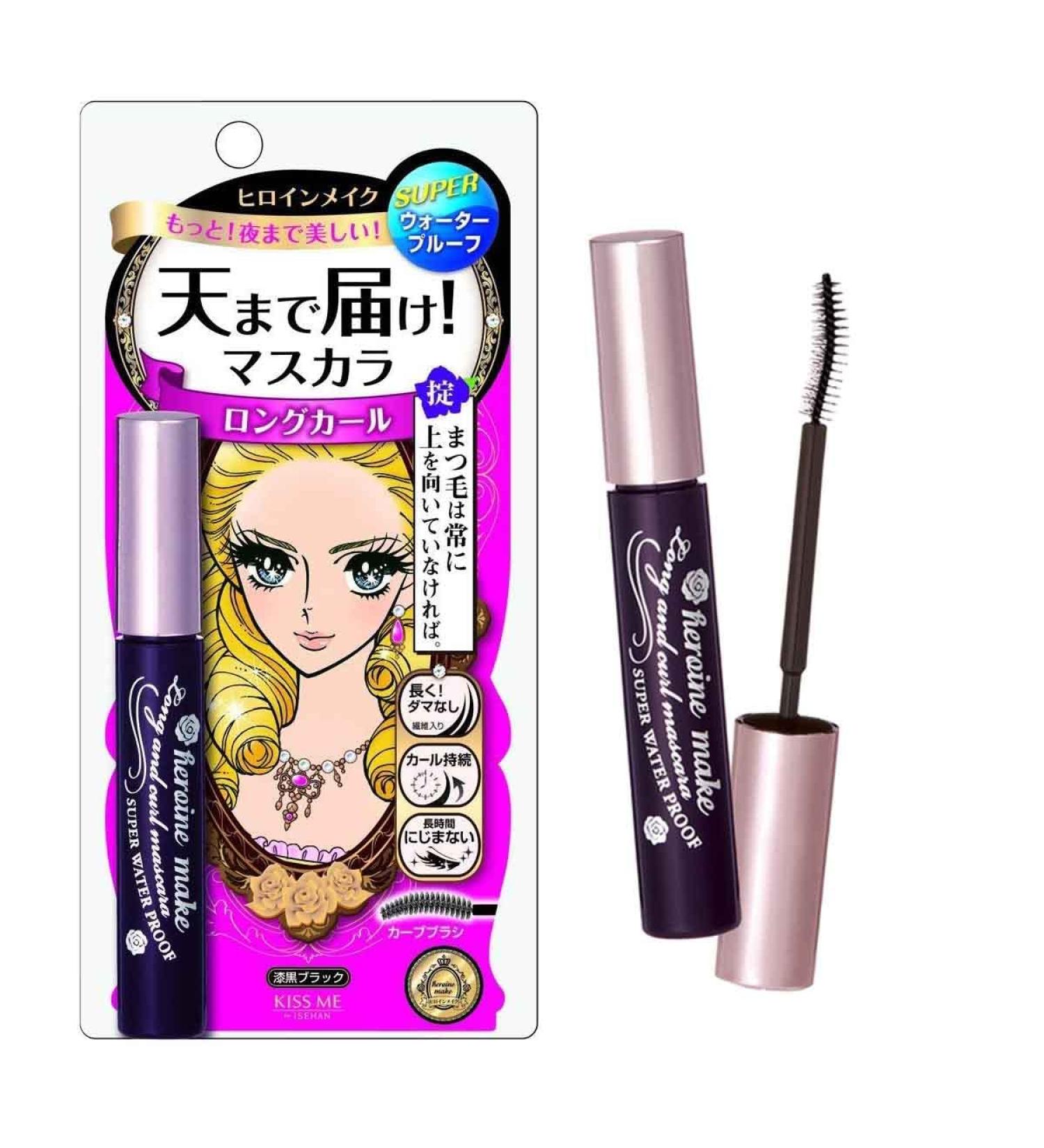 HEROINE MAKE Long and Curl Mascara Super WP 01 Jet Black - 1 Pack - Buy Online on GoSupps.com