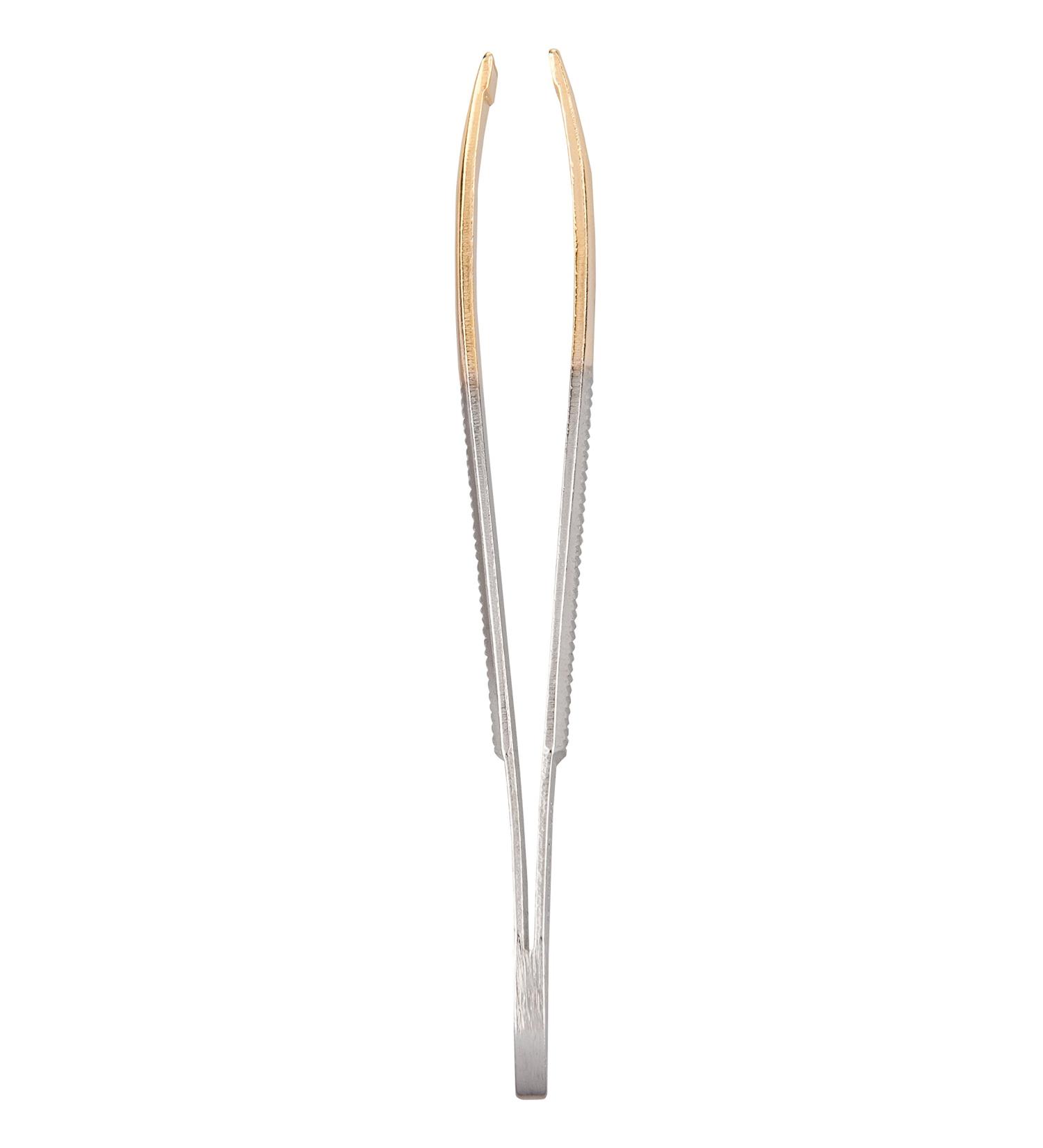 TITANIA Solingen tweezers straight gold-plated tip 1 pack (1 x 14 g)