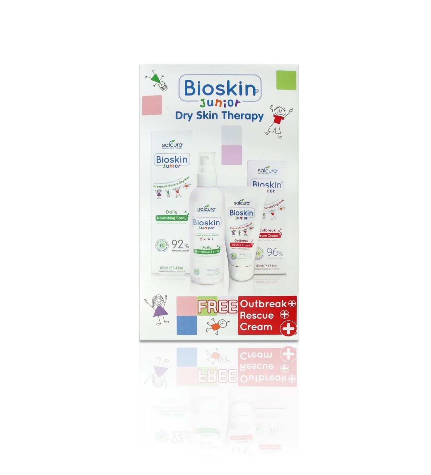 Salcura Bioskin Junior Dry Skin Tharapy Nourishing Spray & Free Rescue Cream