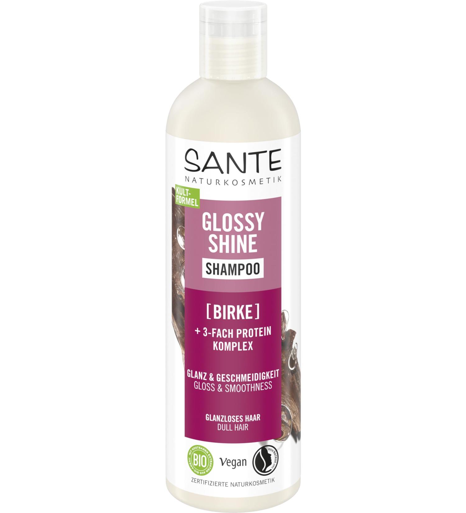 Sante Naturkosmetik Glossy Shine Shampoo 250 ml - Buy Online on GoSupps.com