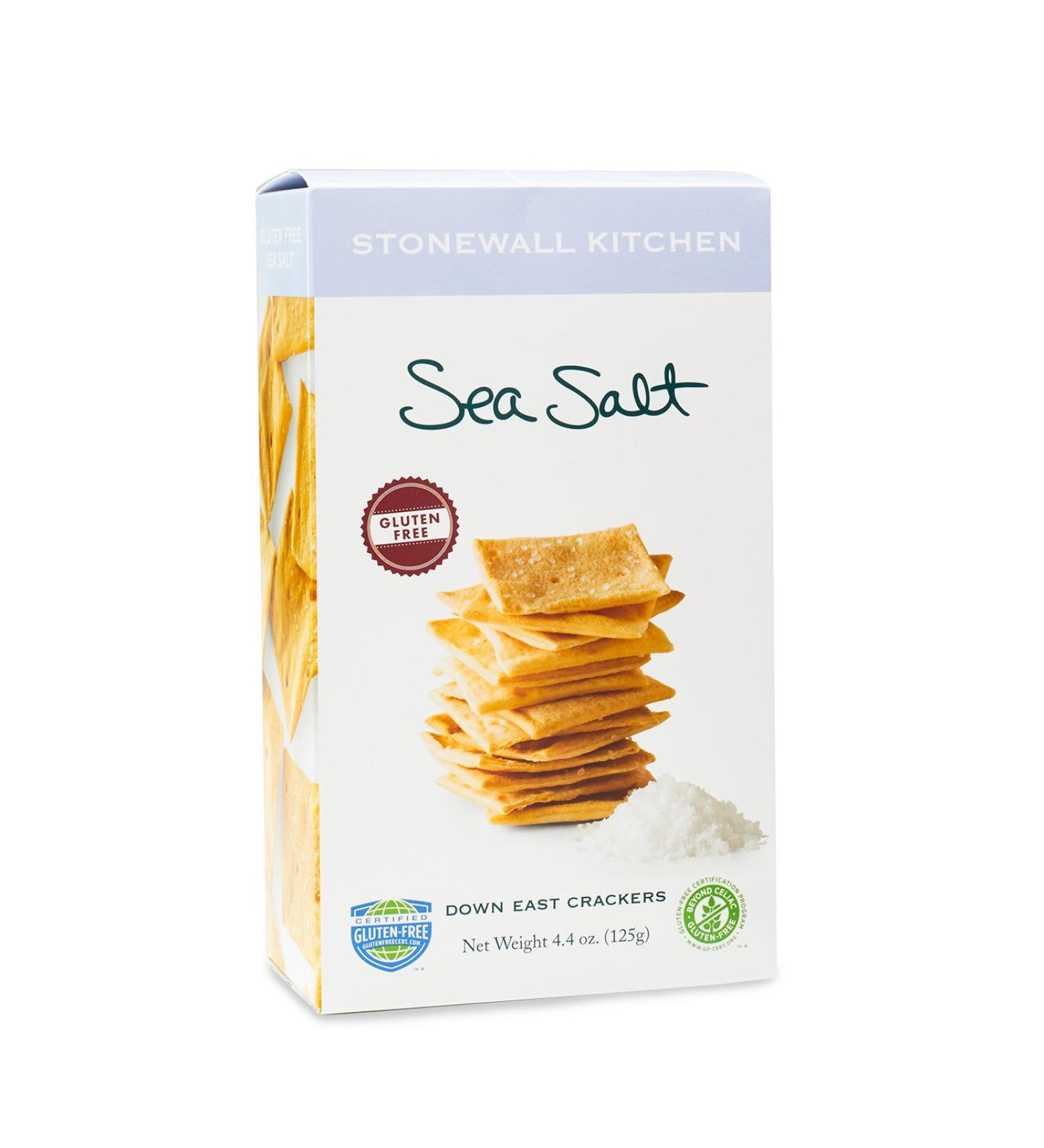 Stonewall Kitchen Gluten Free Sea Salt Crackers - 4.4 oz | Buy Online - Buy Online on GoSupps.com