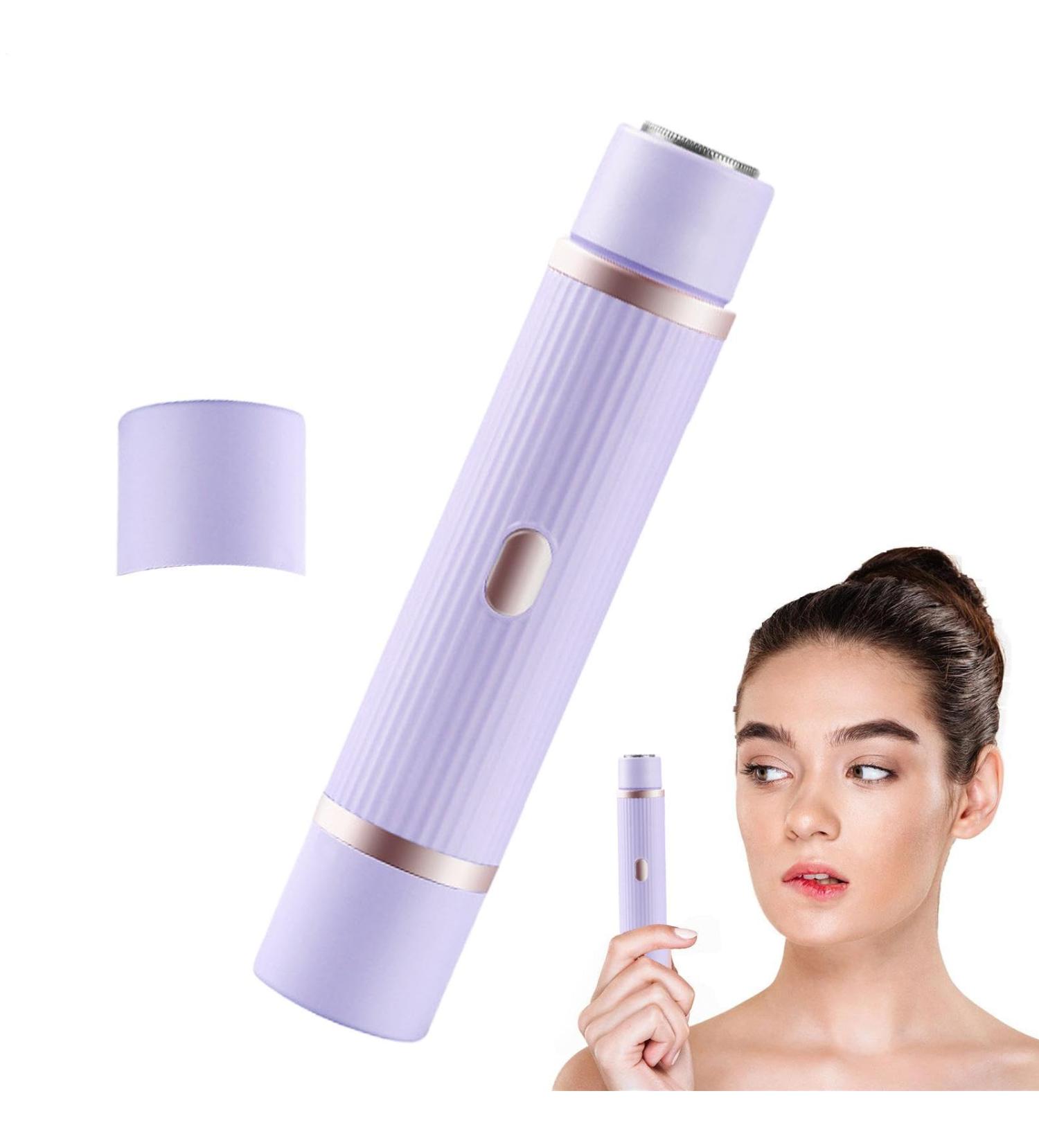 Tewzafiya Electric Female Electric for Women Trimmer Dressing Table or Bikini Facial Hair for the Front Labia Portable Armpit Trimmer Purple - Buy Online on GoSupps.com