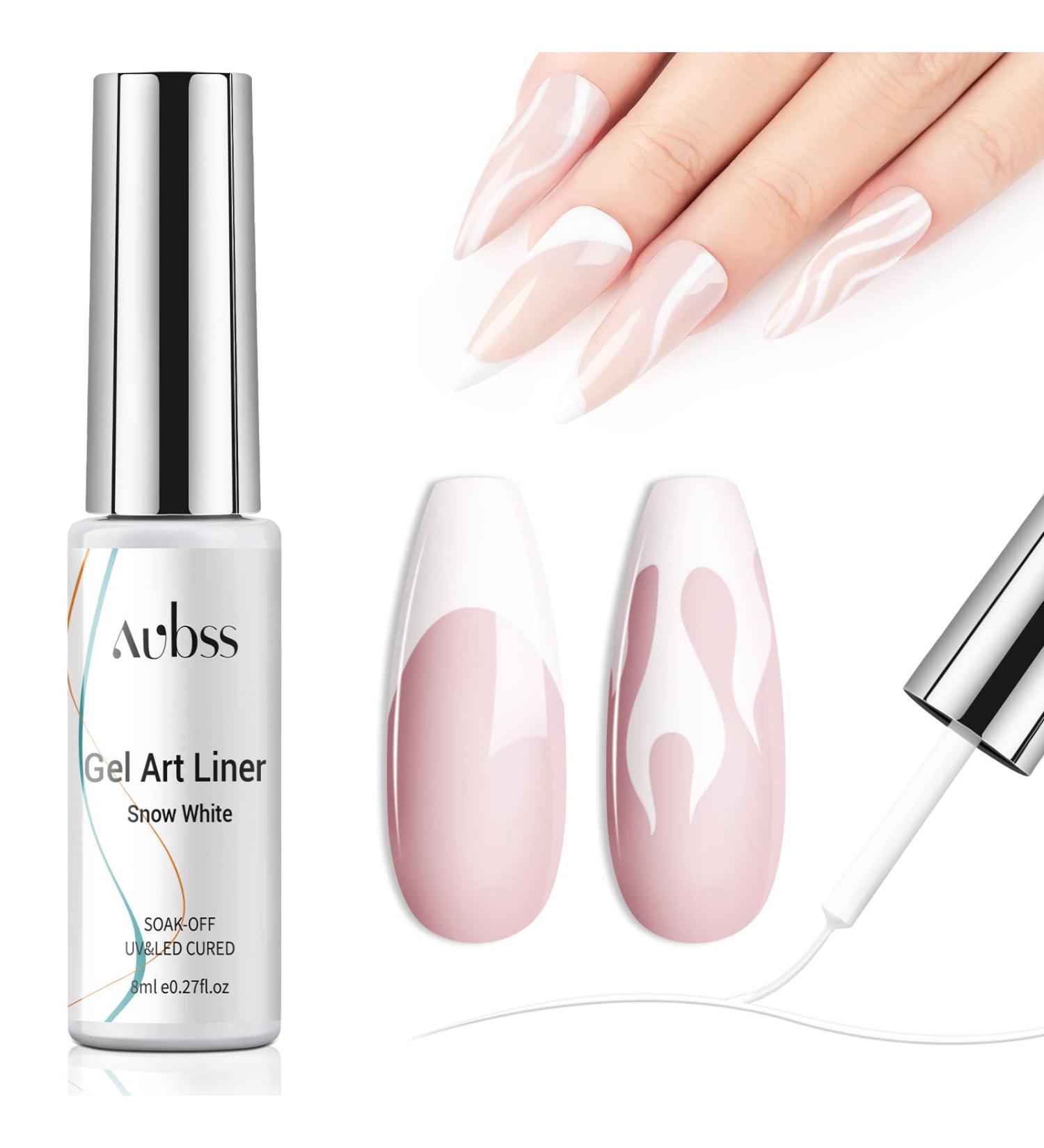 Shop White Gel Nail Polish 8ml - UV Gel Liner for Easy DIY Nail Art | Perfect Sheer Base Colors for Women - Buy Online on GoSupps.com