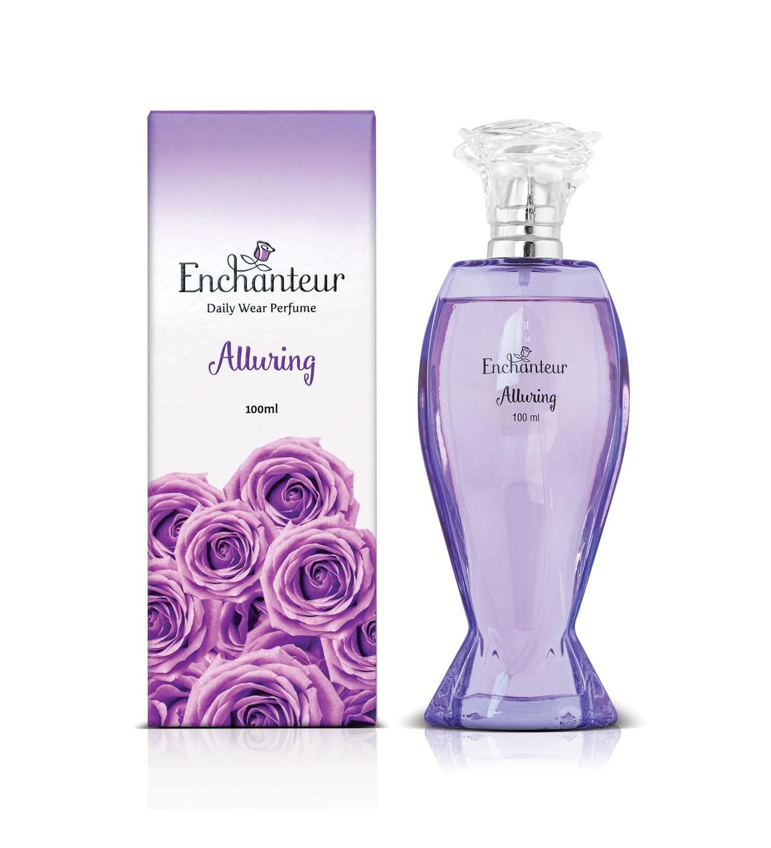 Enchanteu../r Alluring Rose Perfume Liquid For Women 100Ml - Buy Online on GoSupps.com
