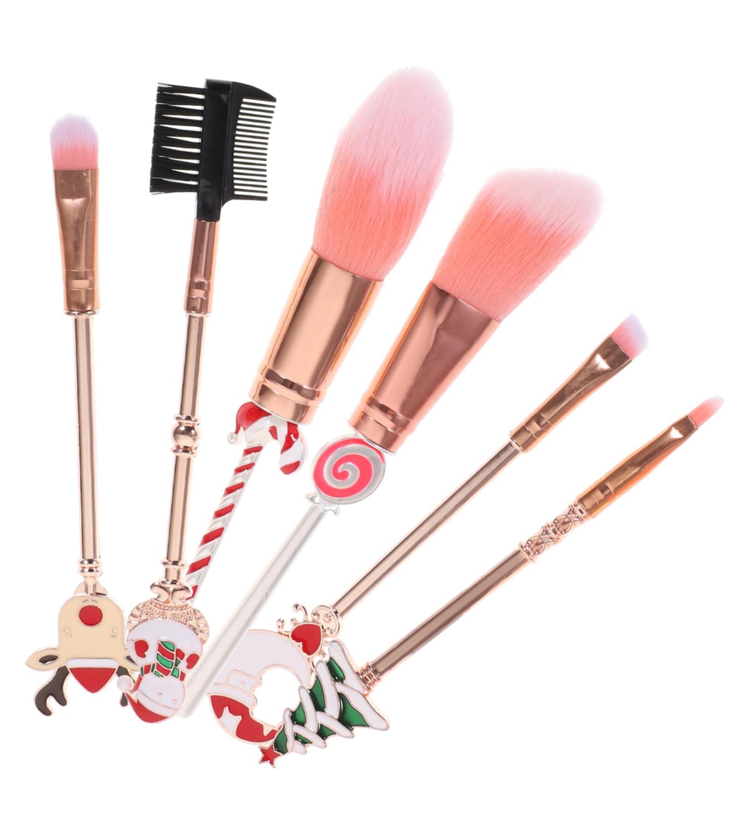Beavorty 7 santa suits professional makeup Cosmetic makeup makeup accessories cosmetic tools setting powder brush christmas cosmetic brush elder concealer brush major - Buy Online on GoSupps.com