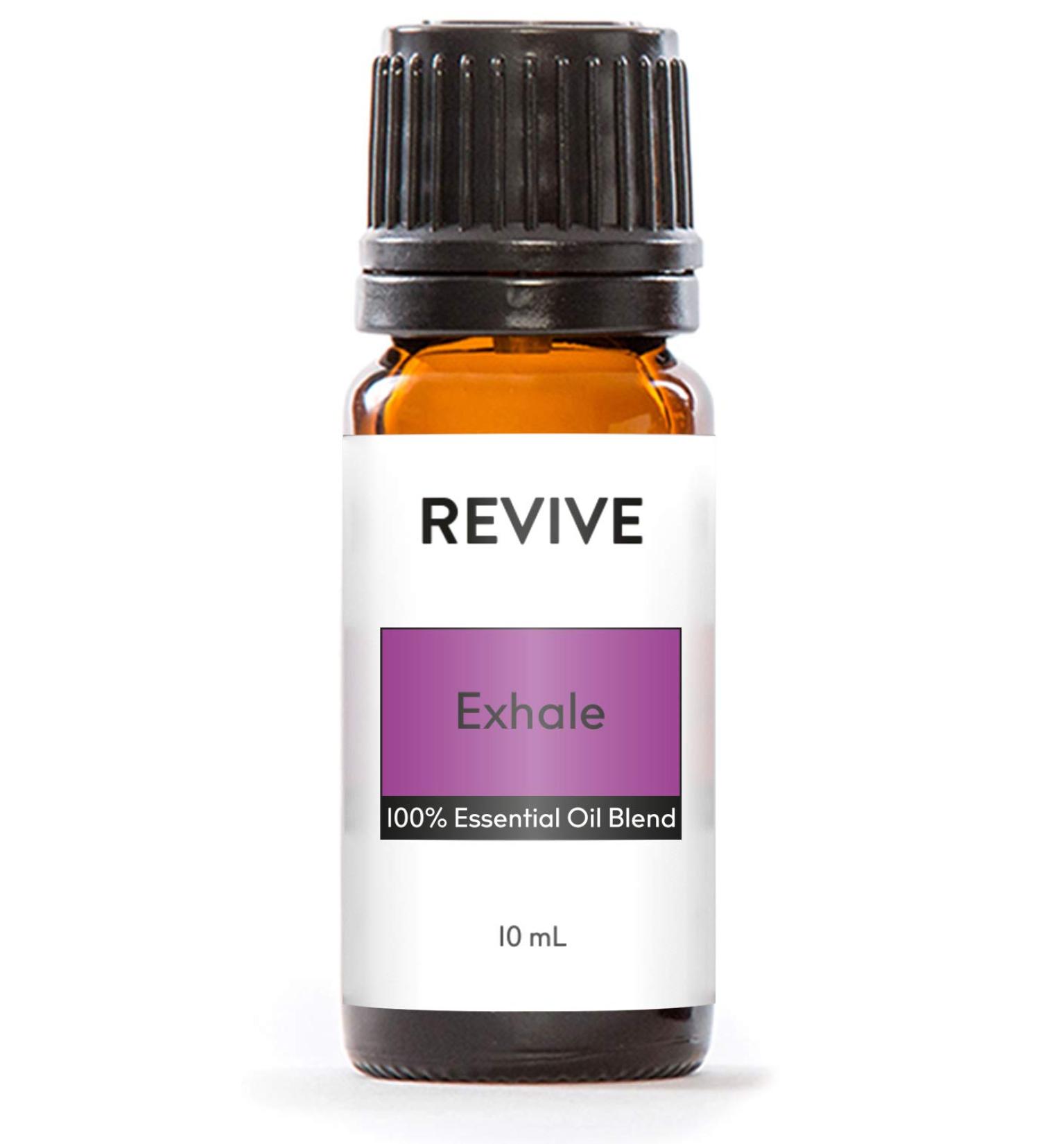 Exhale Essential Oil Blend by Revive Essential Oils - 100% Pure Therapeutic Grade for Diffuser Humidifier Massage Aromatherapy Skin & Hair Care - Buy Online on GoSupps.com