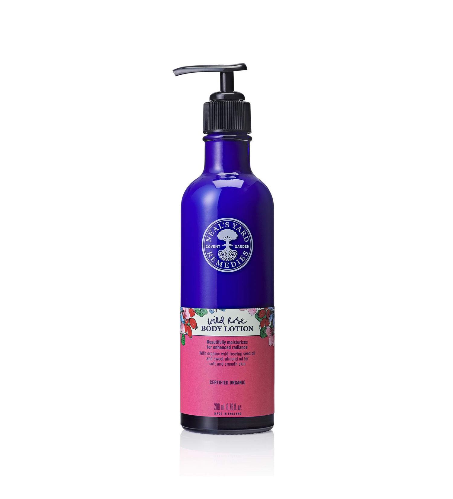 Wild Rose Body Lotion 200ml | COSMOS Certified | Hydrating & Nourishing Skin Care Shop Now! - Buy Online on GoSupps.com