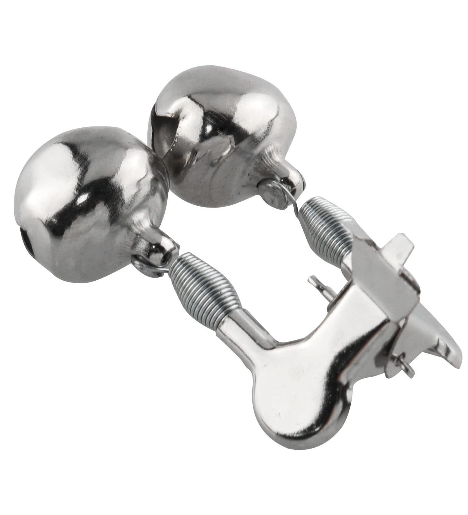 10Pcs Metal Fishing Rod Alarm Bells - Double Bite Indicators - Outdoor Fishing Accessories - Silver - Buy Online on GoSupps.com