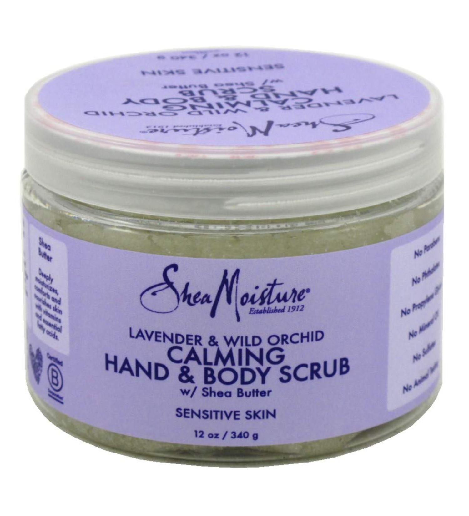 Shea Moisture Lavender & Wild Orchid Hand & Body Scrub 12oz - Pack of 3 - Buy Online on GoSupps.com