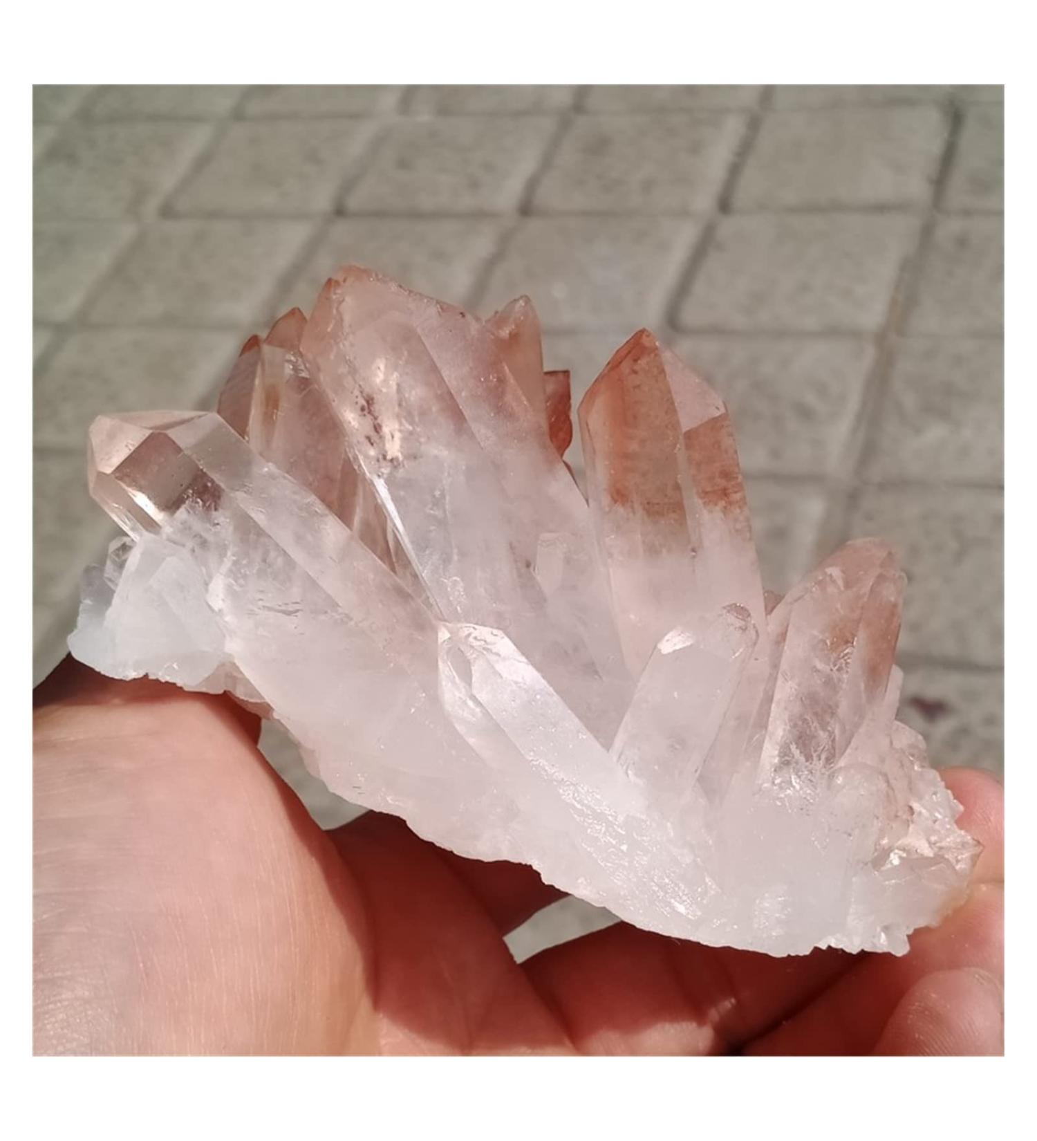 200-800g Natural Red Crystal Cluster Original Stone Crystal Quartz Specimen Rock Raw Gemstone Reiki Decor ZJGIDTEM (Color : About 400g) - Buy Online on GoSupps.com