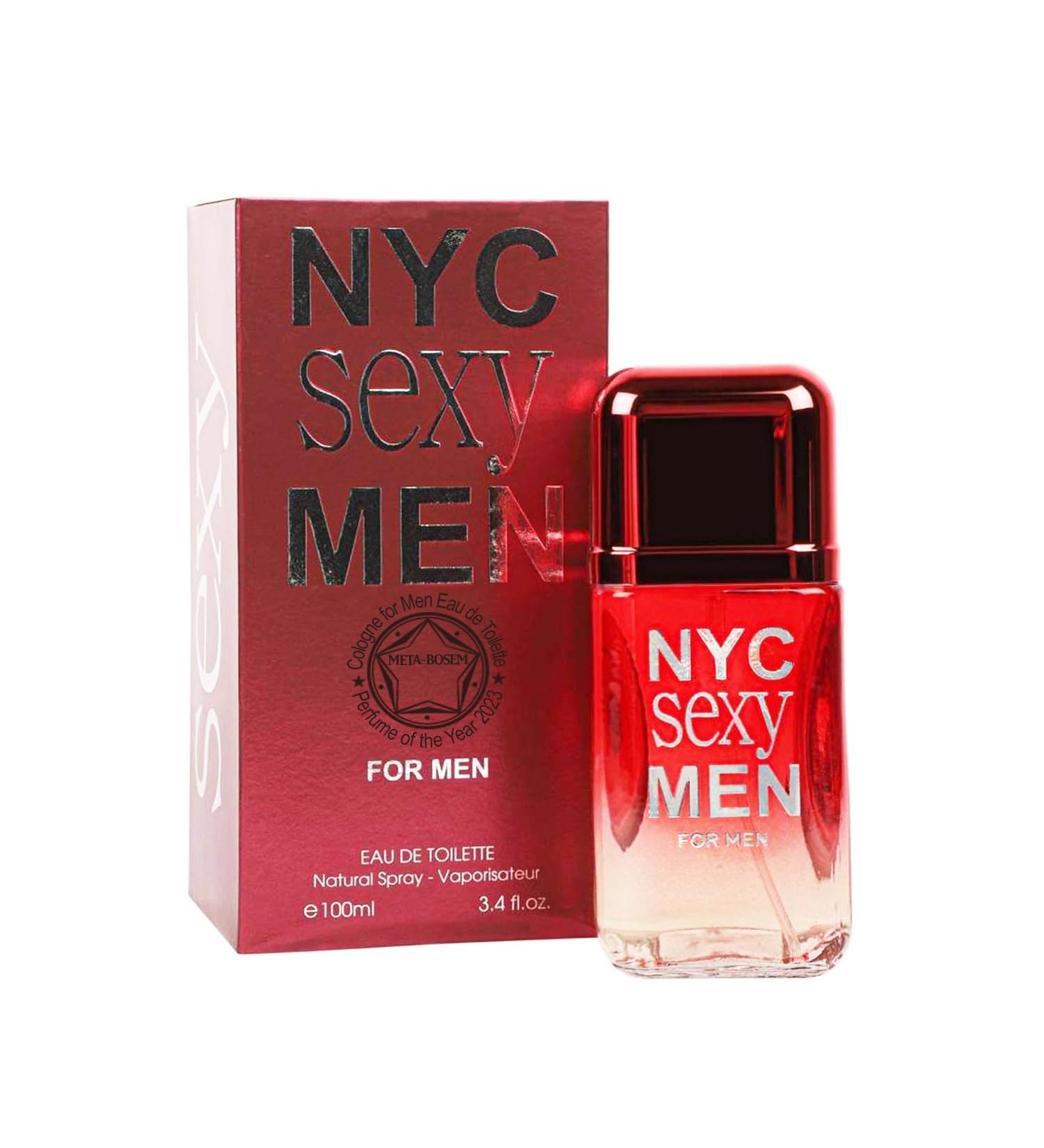 META-BOSEM Red Sexy for Men Cologne Sensual Fragrance Eau de Toilette Natural Spray - Masculine Fresh Scent - Classic Bottle Holiday Gift 3.4 Fl Oz/100 Ml
