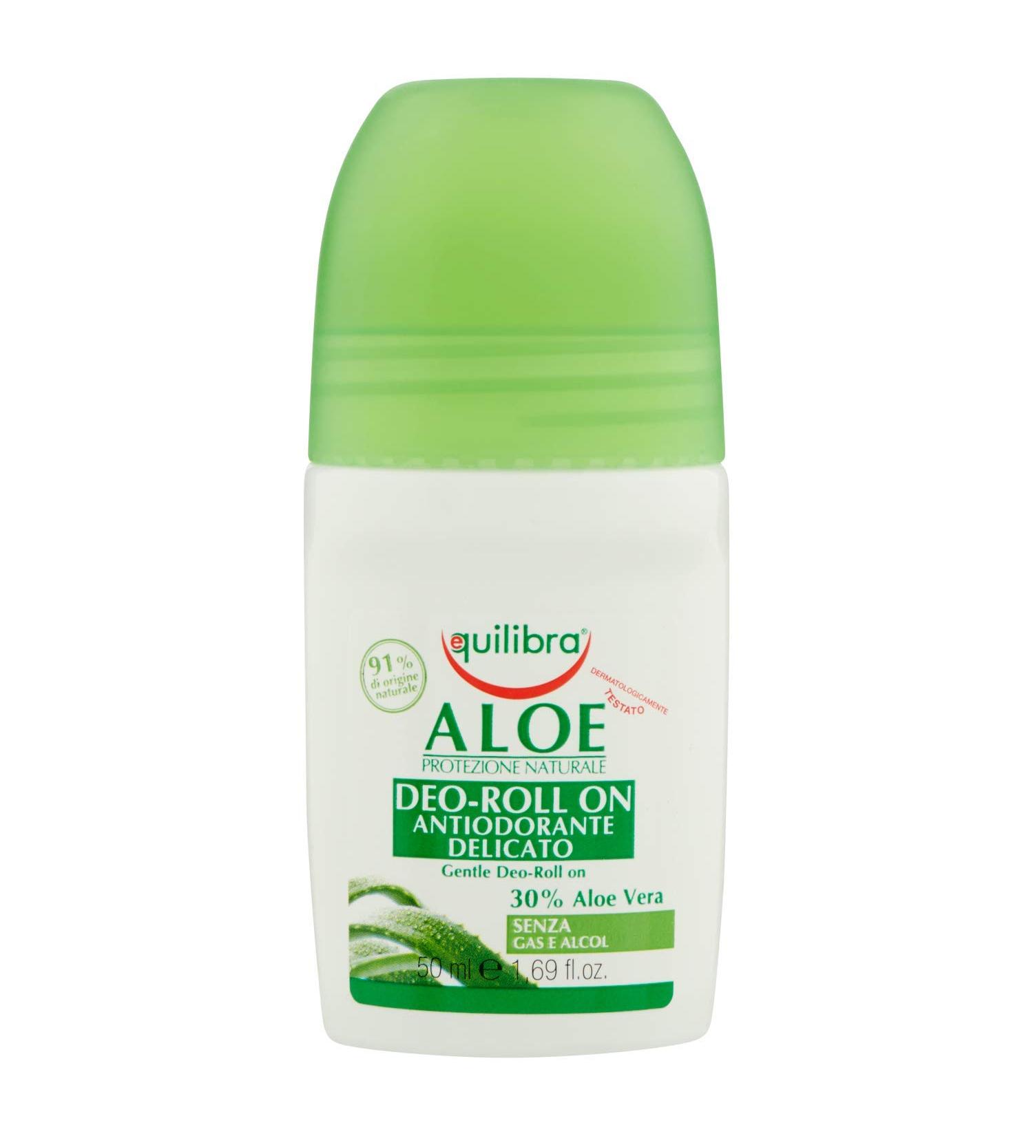  Equilibra Equilibra Aloe Deodorant Roll On - 50 ml - Buy Online on GoSupps.com