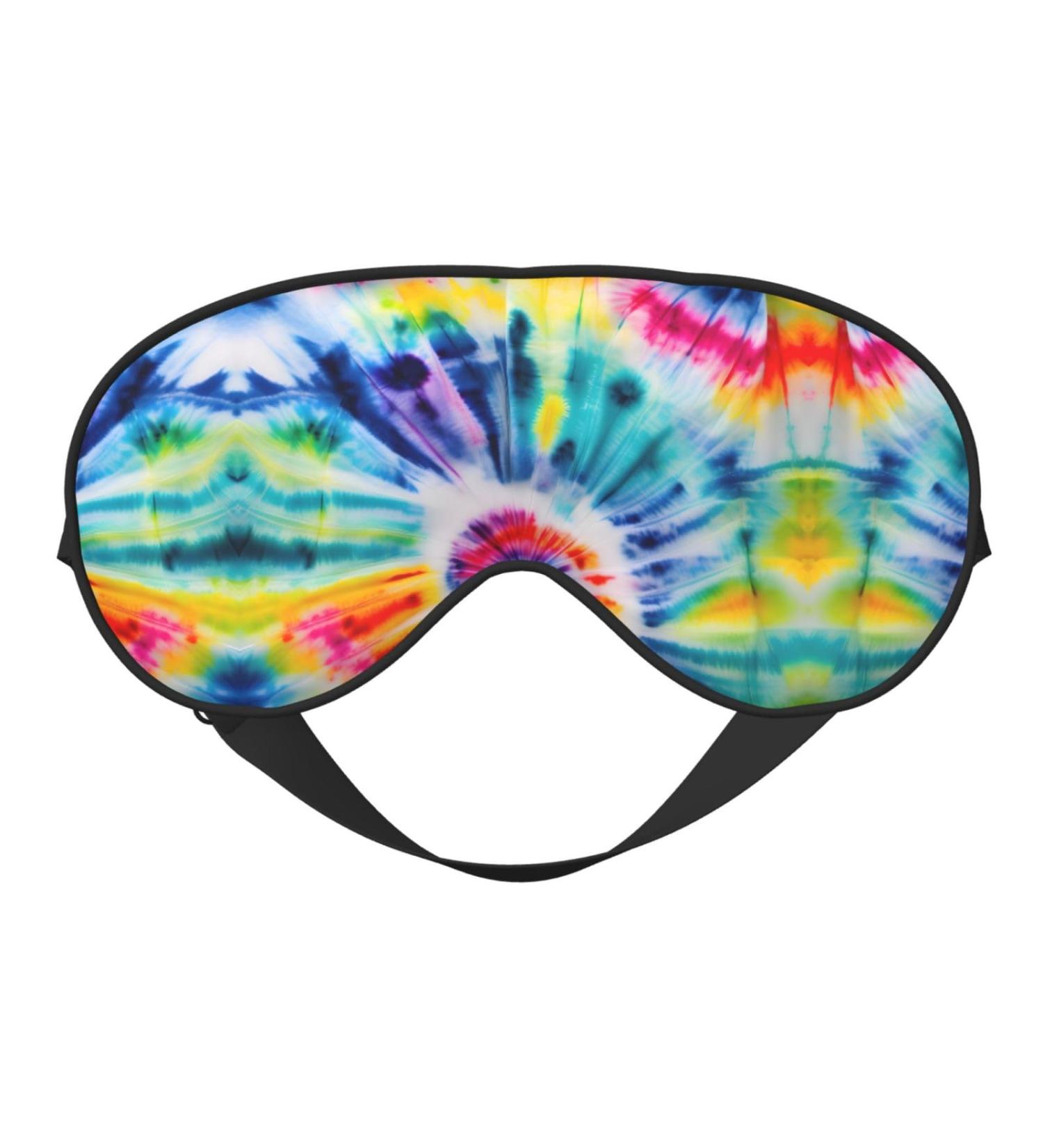Beautiful World Rainbow Tribe Print Unisex Sleep Mask | Double-Sided Eye Mask for Sound Sleep & Skin Care | International Shipping Available - Buy Online on GoSupps.com