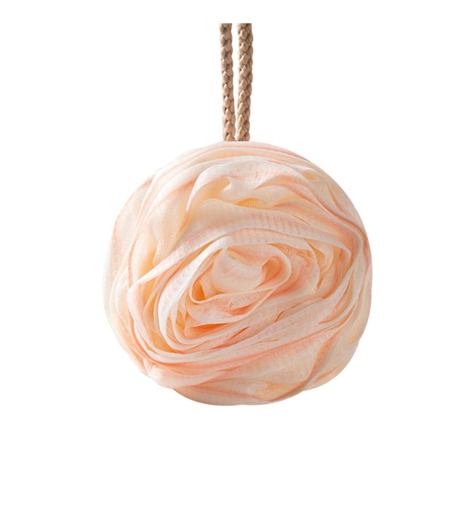 Shower Sponges for Body | Multifunctional Bath Sponge Pink - Skin-Friendly Brush for Men and Women - Soft Shower Balls with Cord for Home - Buy Online on GoSupps.com