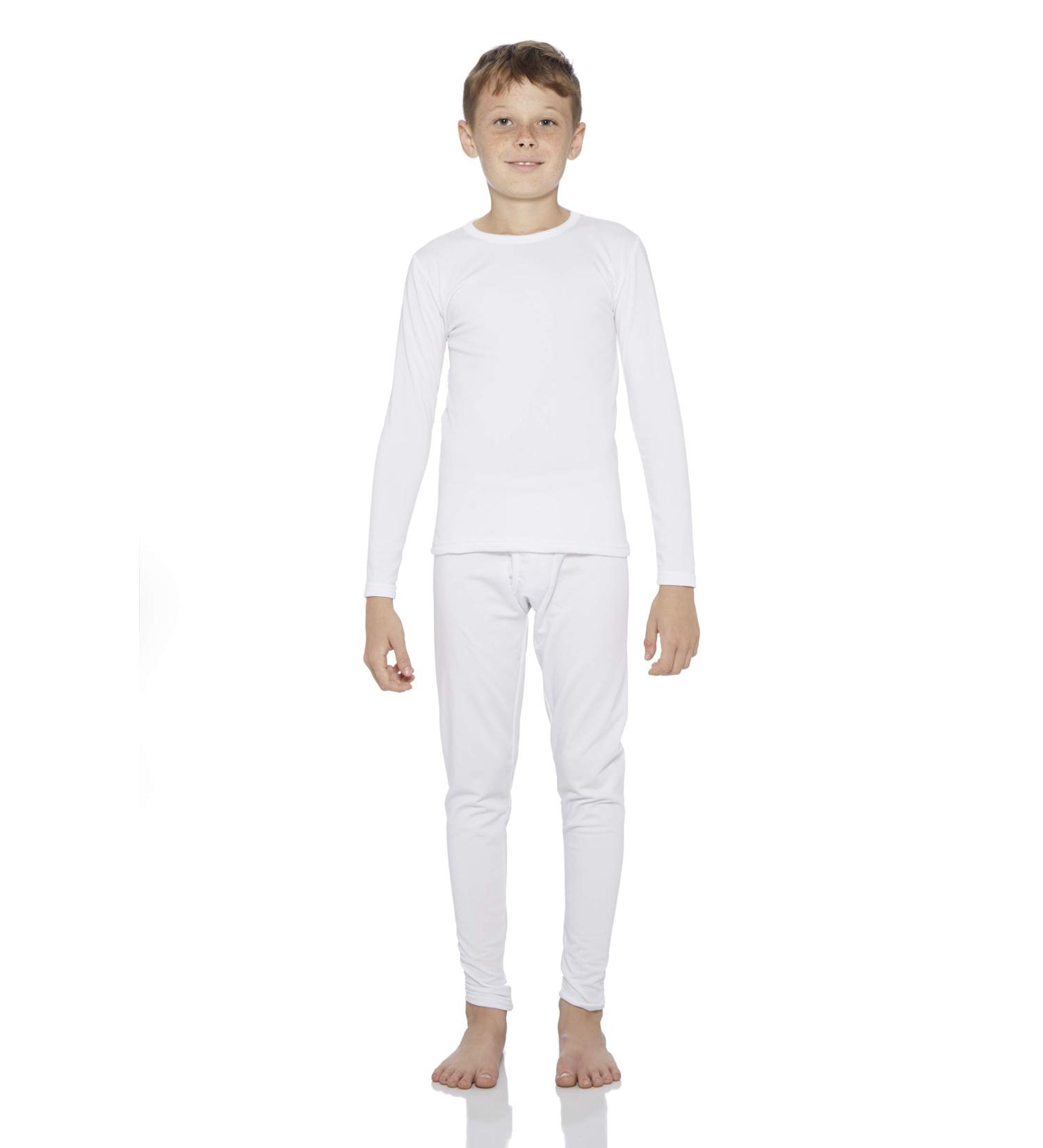 Rocky Boys Thermal Underwear Set - X-Small, White | Base Layer for Skiing & Extreme Cold - Buy Online on GoSupps.com