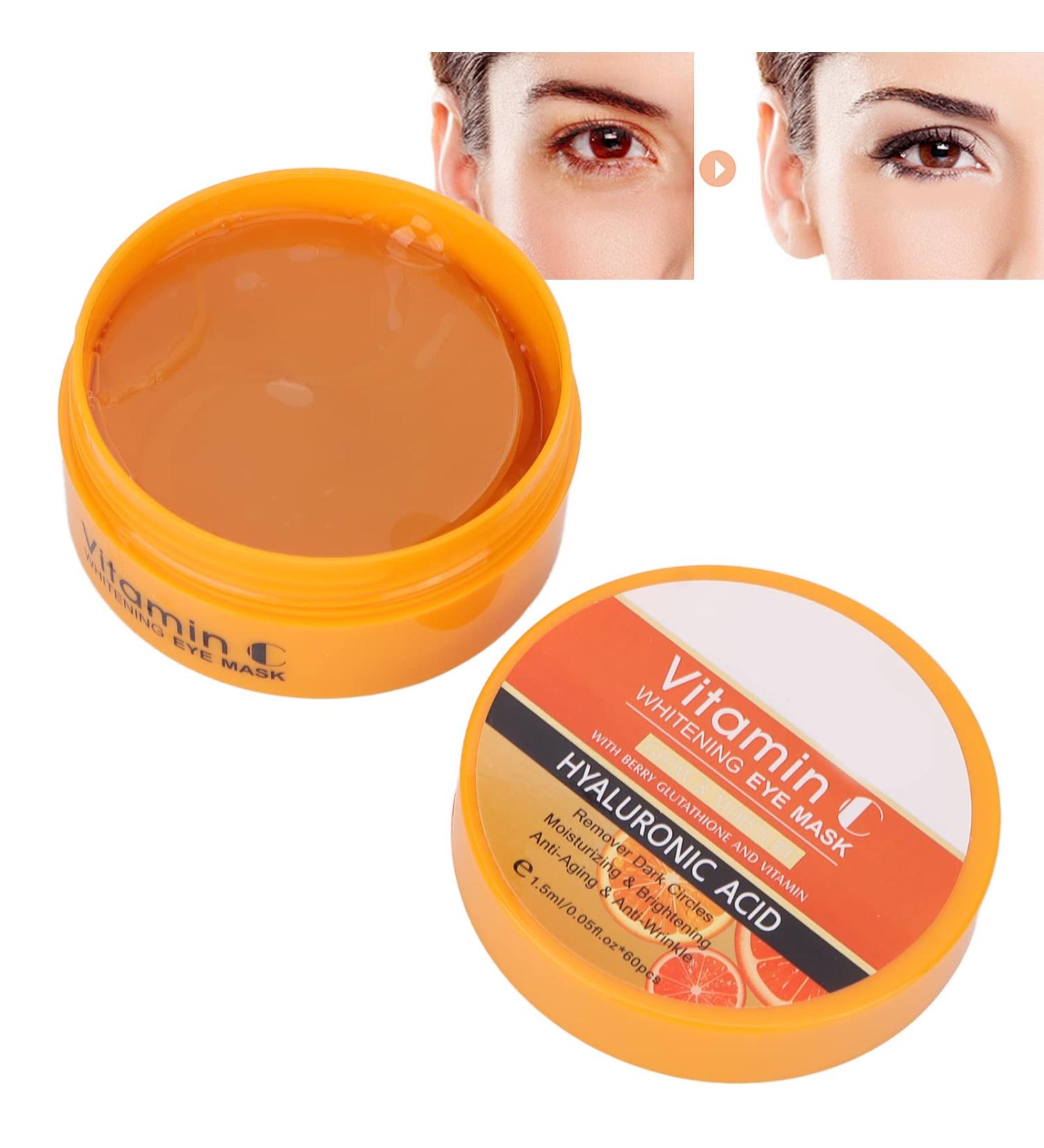 Vitamin C Eye Pads for Dark Circles, Puffy Eyes & Wrinkles - Anti-Wrinkle Patches for Firming and Moisturizing - Dark Circles Care Gel Pads - Buy Online on GoSupps.com