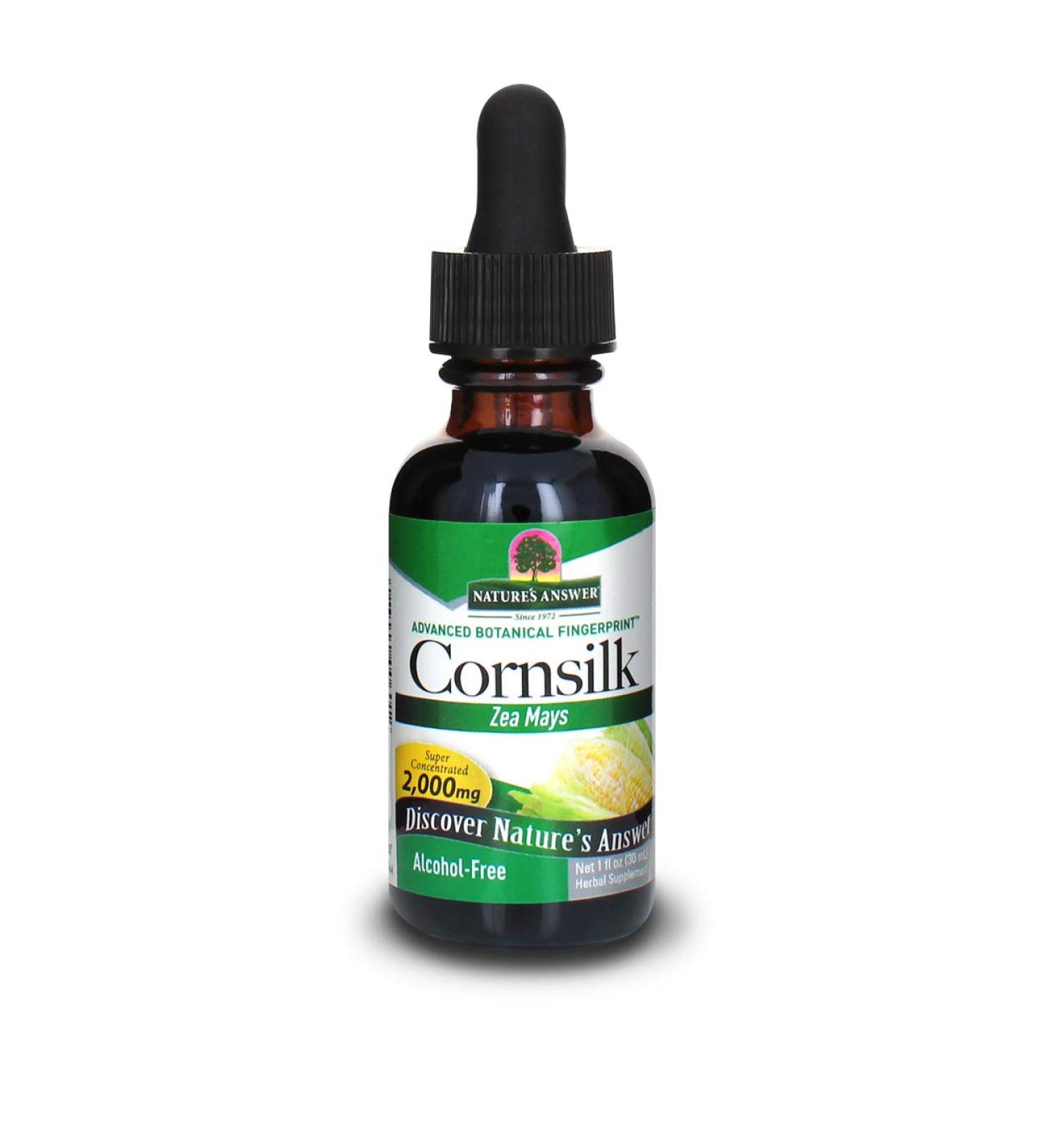 Natureâ€™s Answer Alcohol-Free Cornsilk Extract - 1oz for Natural Wellness - Buy Online on GoSupps.com