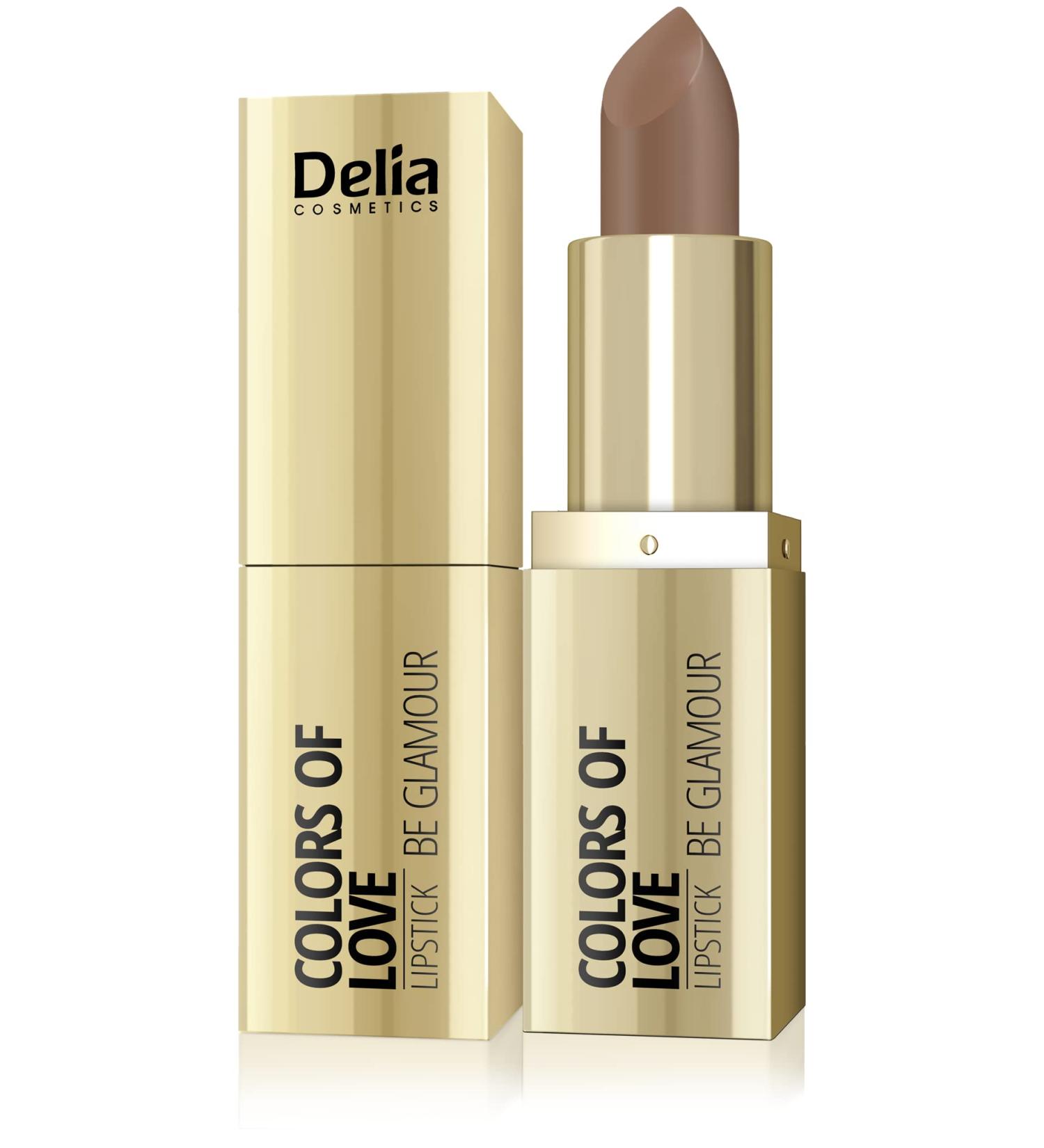 Delia Cosmetics Delia Cosmetics - Colors of Love - Creamy Lipstick Stick - Beach Babe - Glossy Lips - Long-Lasting Effect - Hydrates - Regenerates - Nourishes - Vitamin E - Marula Chia and Almond Oils - 4 g