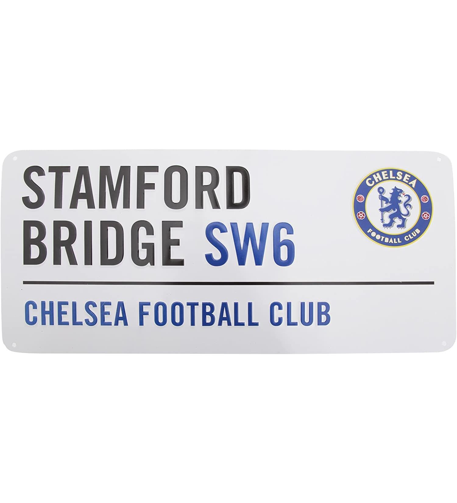 Chelsea Football Club Metal Street Sign - Stamford Bridge Home Decor | International Shipping Available - Buy Online on GoSupps.com