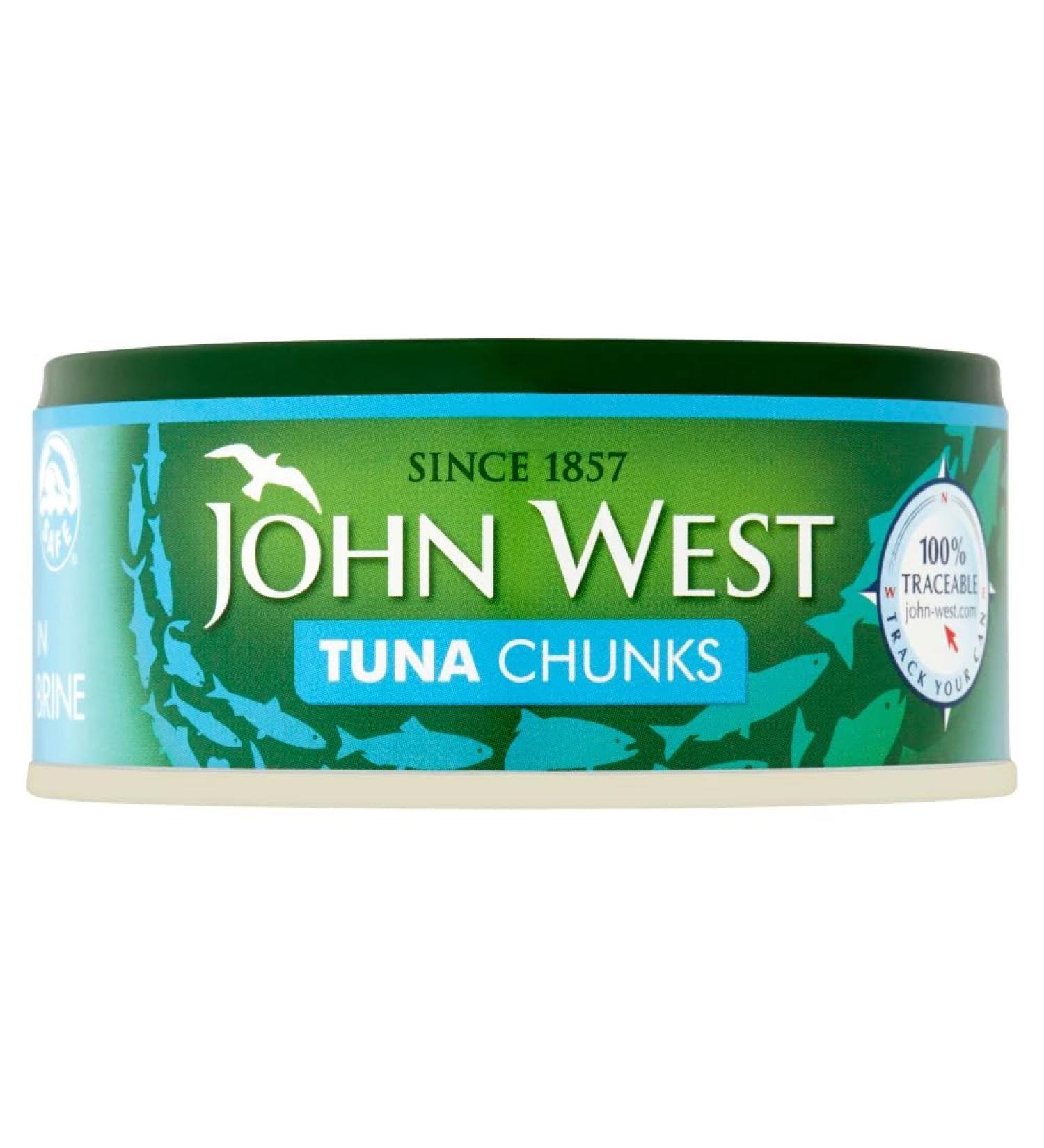 MASJohn West Tuna Chunks in Brine 145g-Food