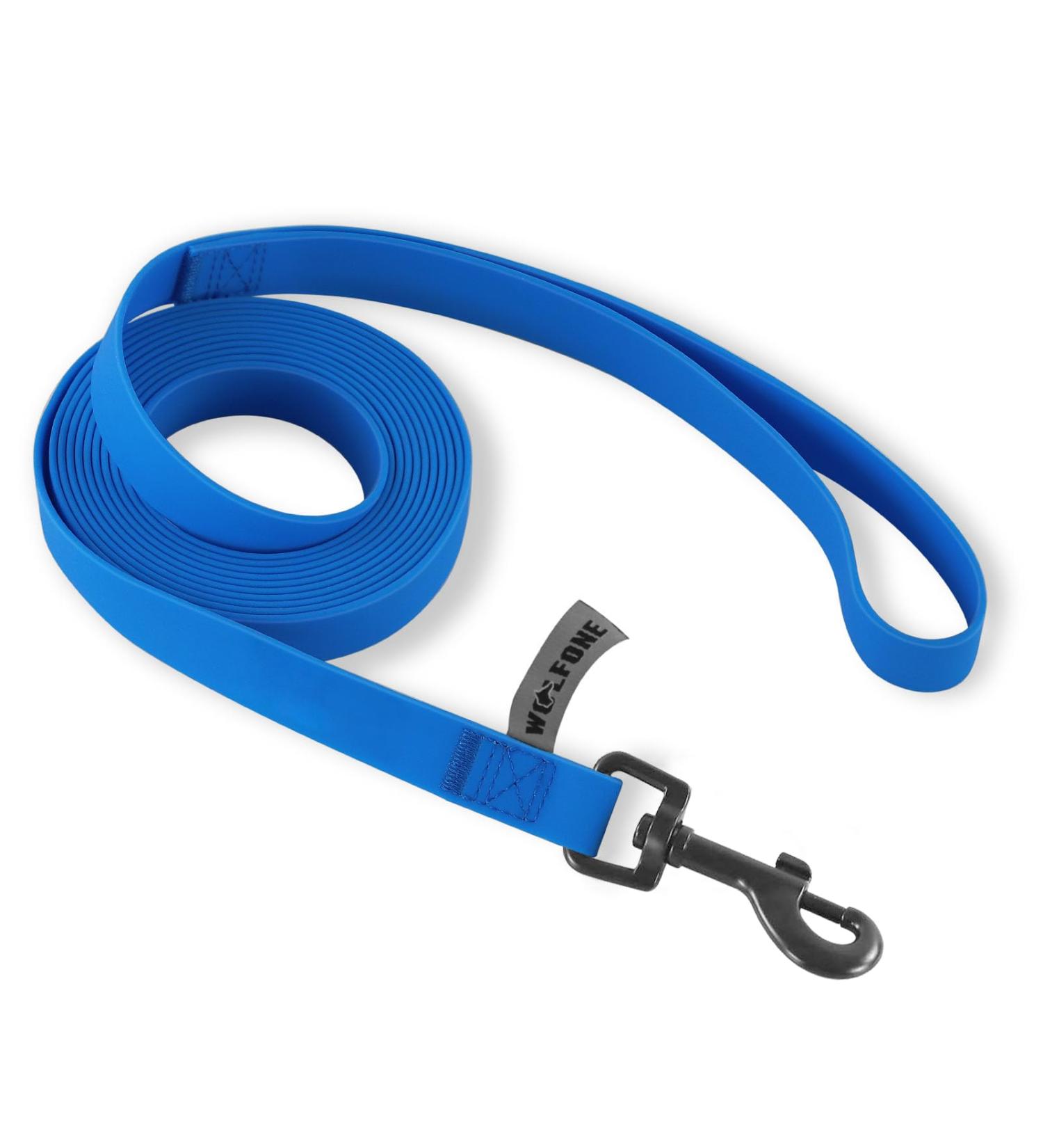 Wolfone 1.5m Blue Drag Line for Dogs | Waterproof Durable Training Leash for Recall Swimming Camping & More - Buy Online on GoSupps.com