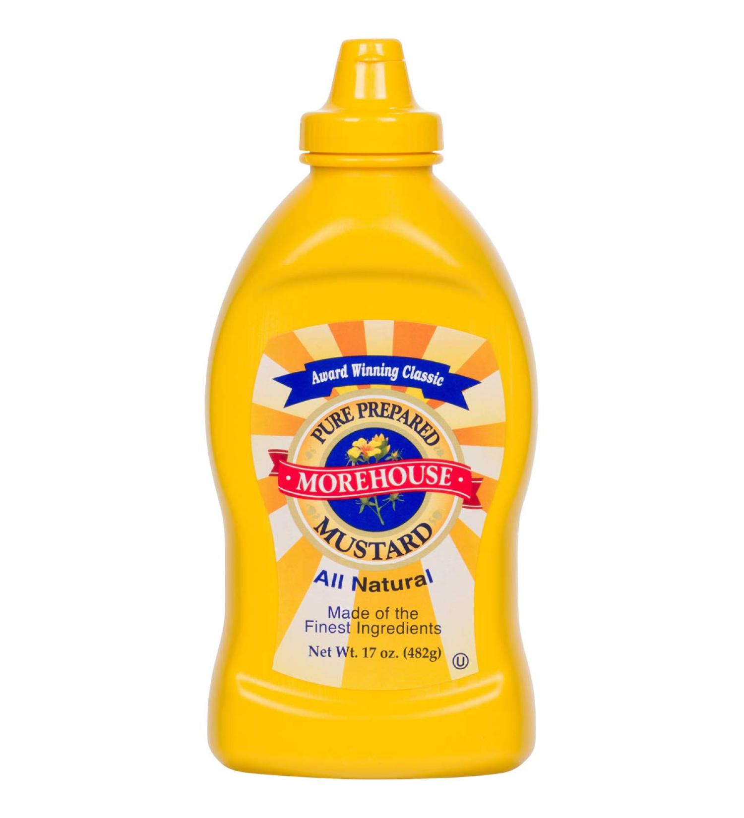 Morehouse Pure Prepared Mustard 17 Oz: Taste the Difference - Buy Online on GoSupps.com