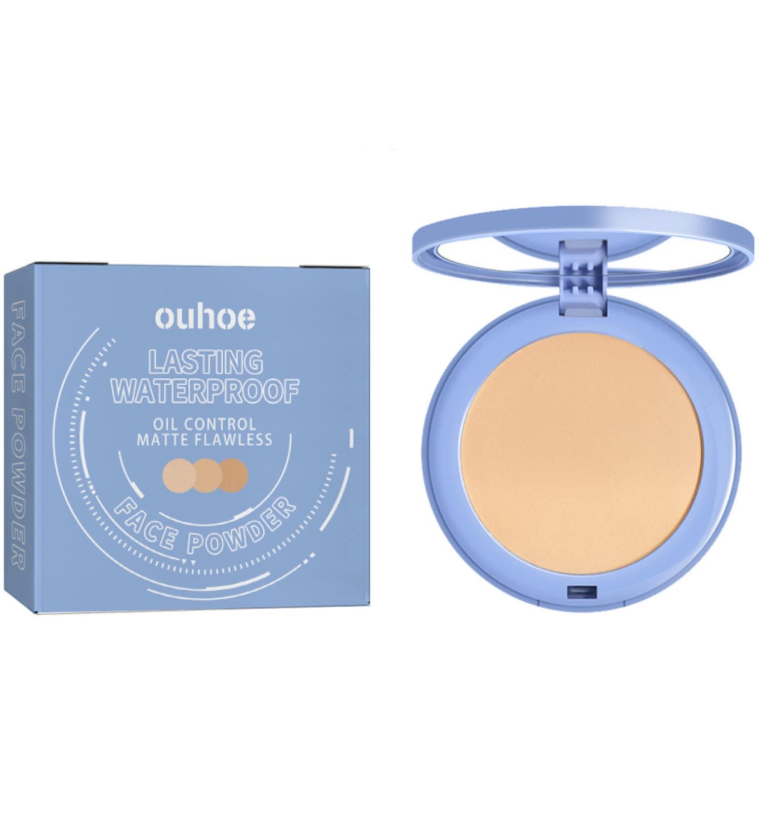 Oil Control Pressed Powder - Matte Finish, Waterproof & Long-lasting | Natural Beige Shade - Lightweight Face Makeup - Buy Online on GoSupps.com